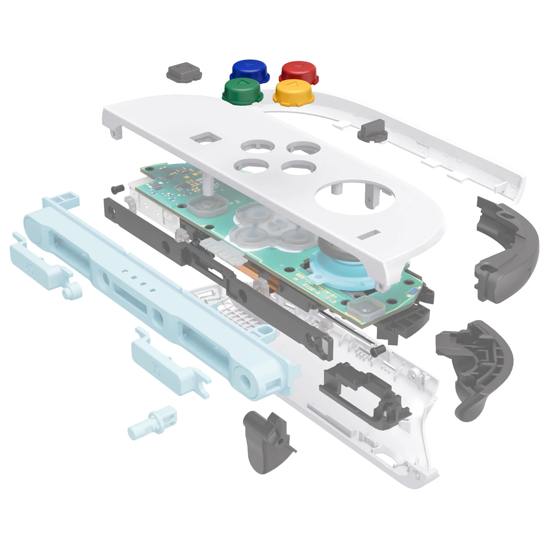 eXtremeRate DIY Replacement Full Set Shells with Buttons for Nintendo Switch 2 - Essence Version - White - Image 9