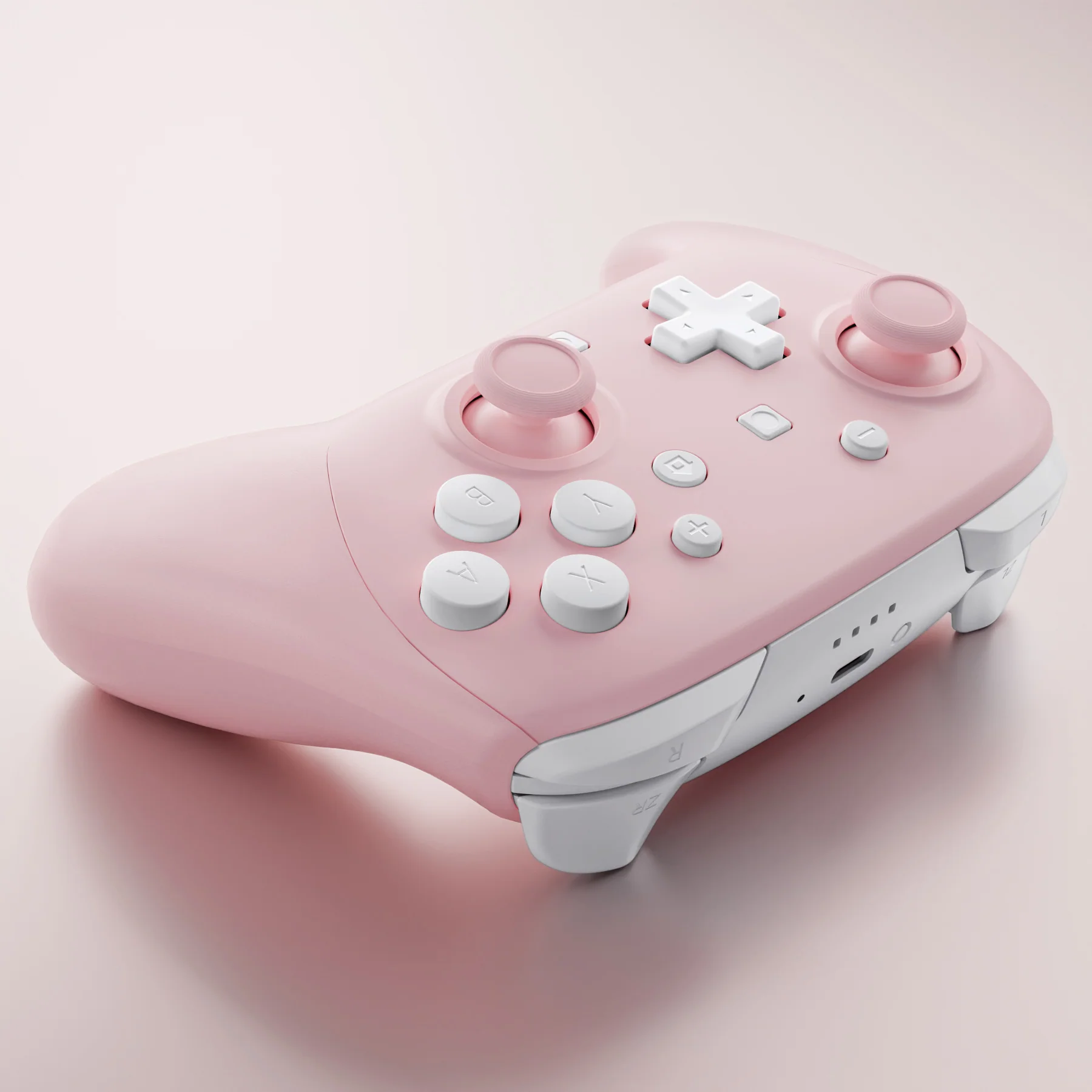 eXtremeRate DIY Replacement Full Set Shells with Buttons for Nintendo Switch 2 Pro Controller - Cherry Blossoms Pink - Image 7