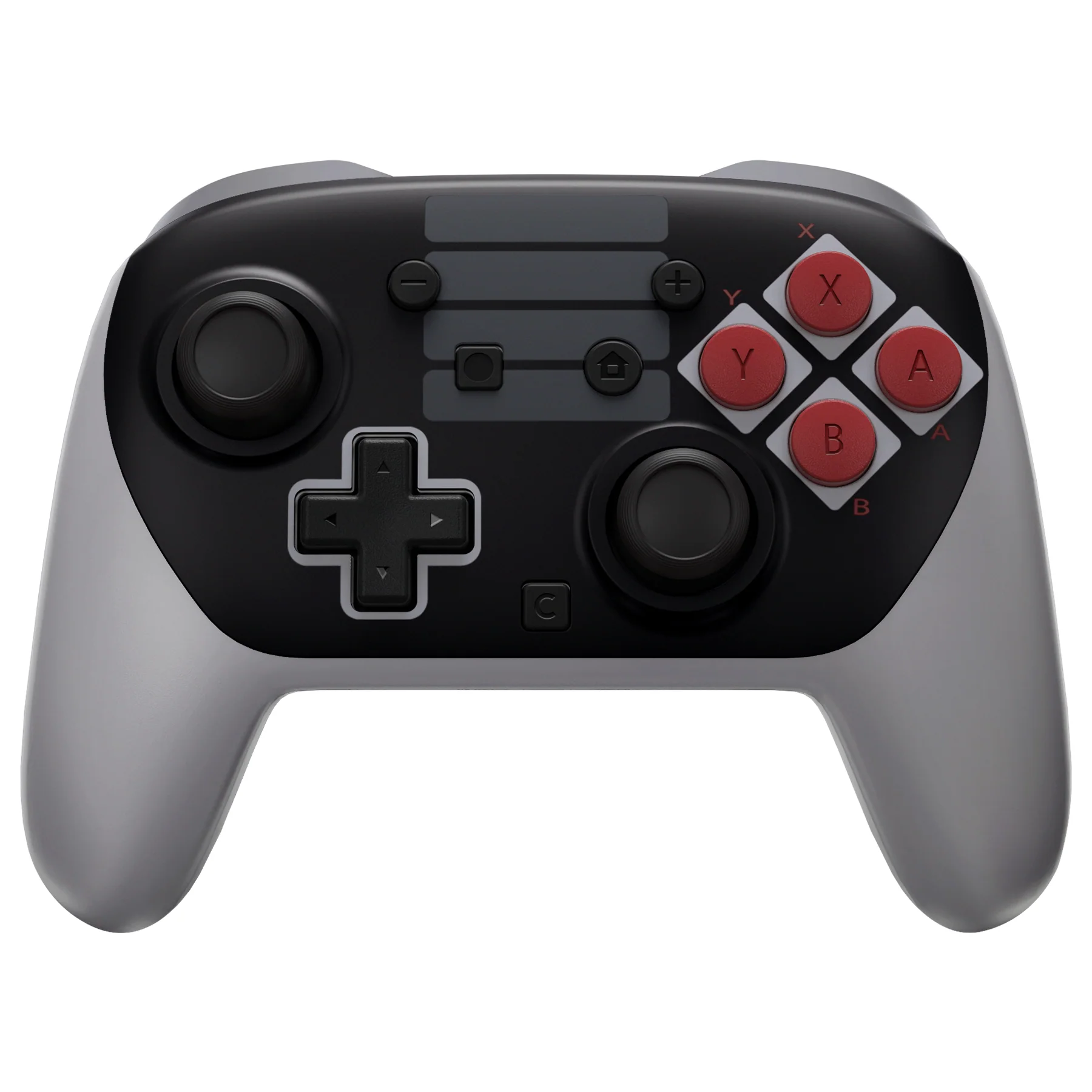eXtremeRate DIY Replacement Full Set Shells with Buttons for Nintendo Switch 2 Pro Controller - Classic NES Style - Image 3