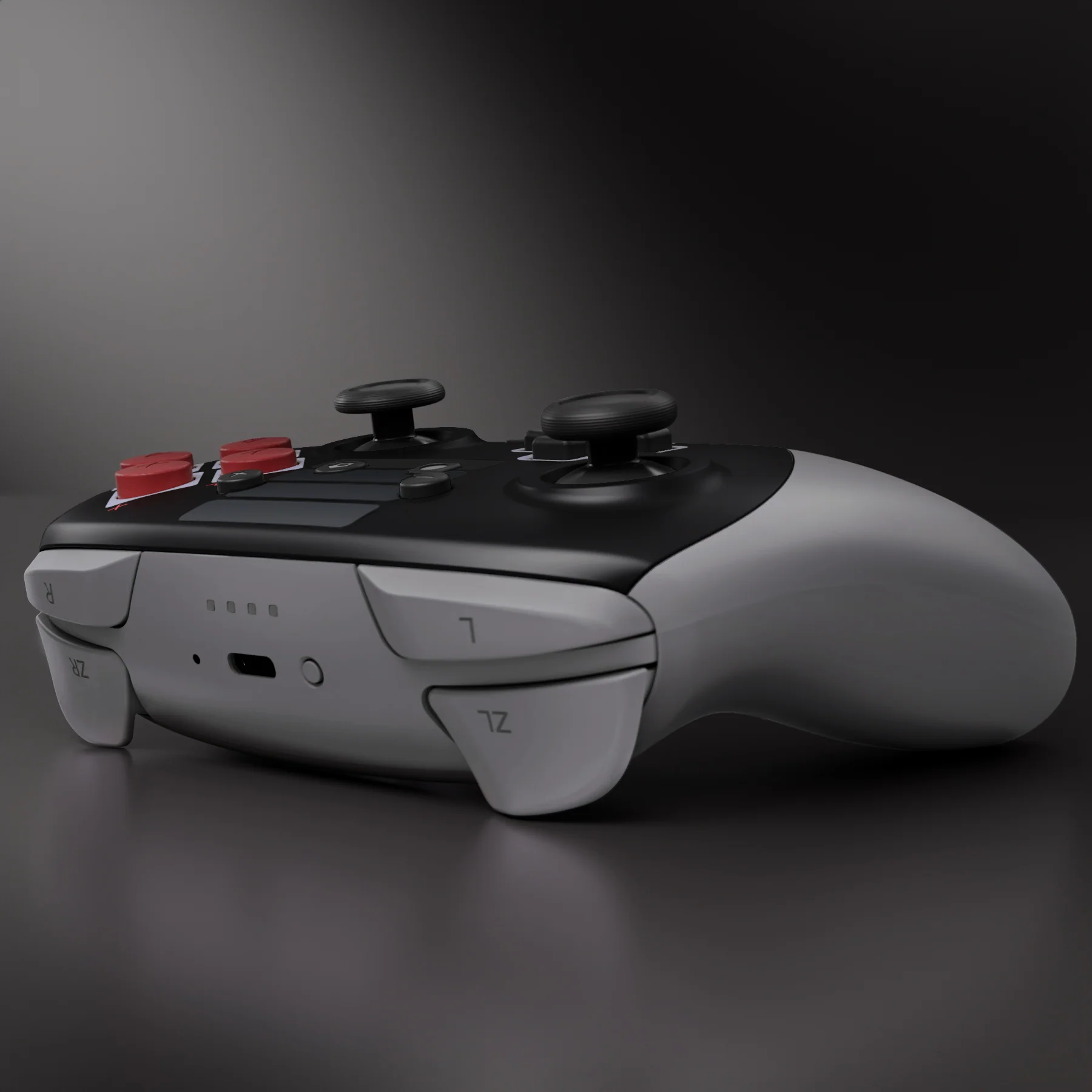 eXtremeRate DIY Replacement Full Set Shells with Buttons for Nintendo Switch 2 Pro Controller - Classic NES Style - Image 8