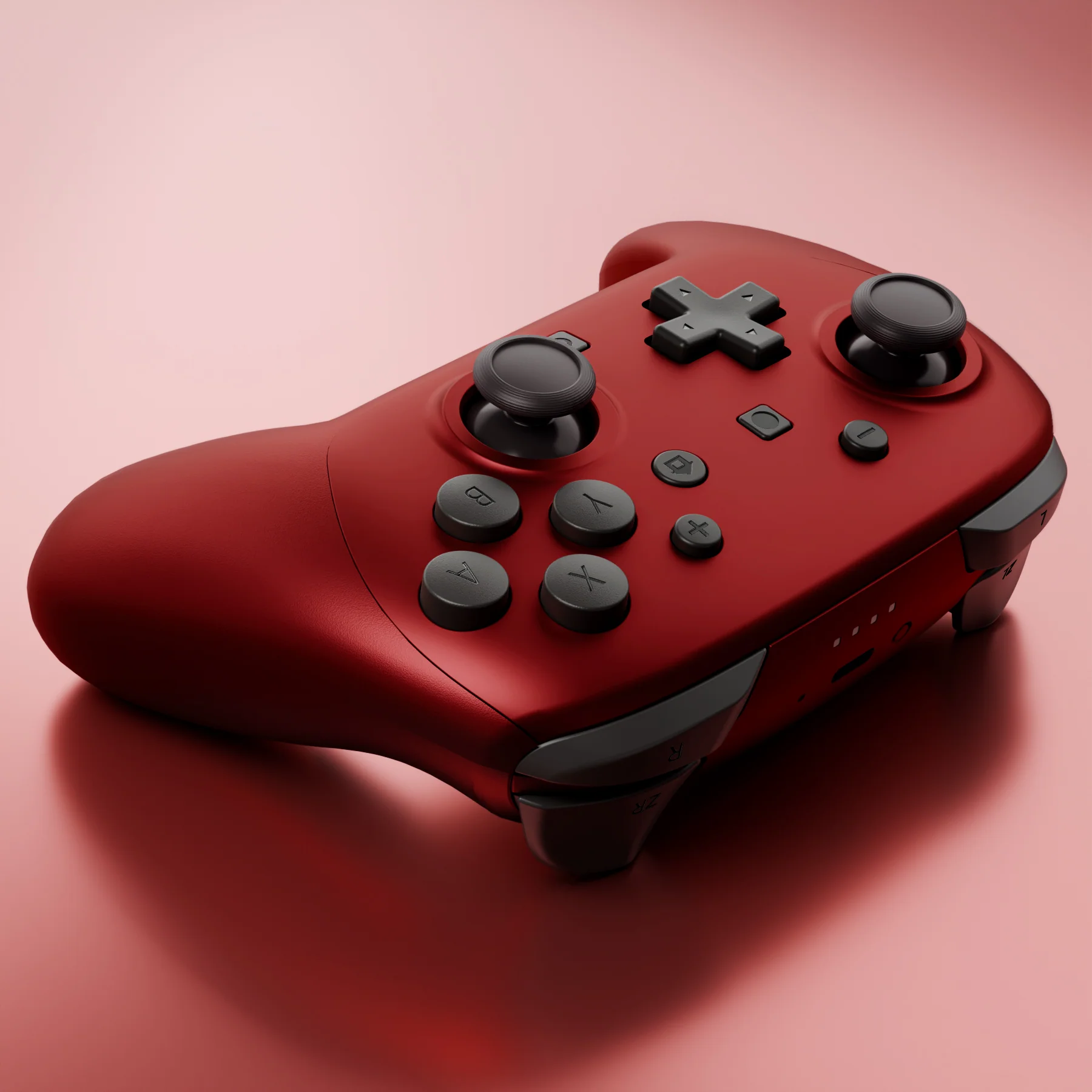 eXtremeRate DIY Replacement Full Set Shells with Buttons for Nintendo Switch 2 Pro Controller - Scarlet Red - Image 7