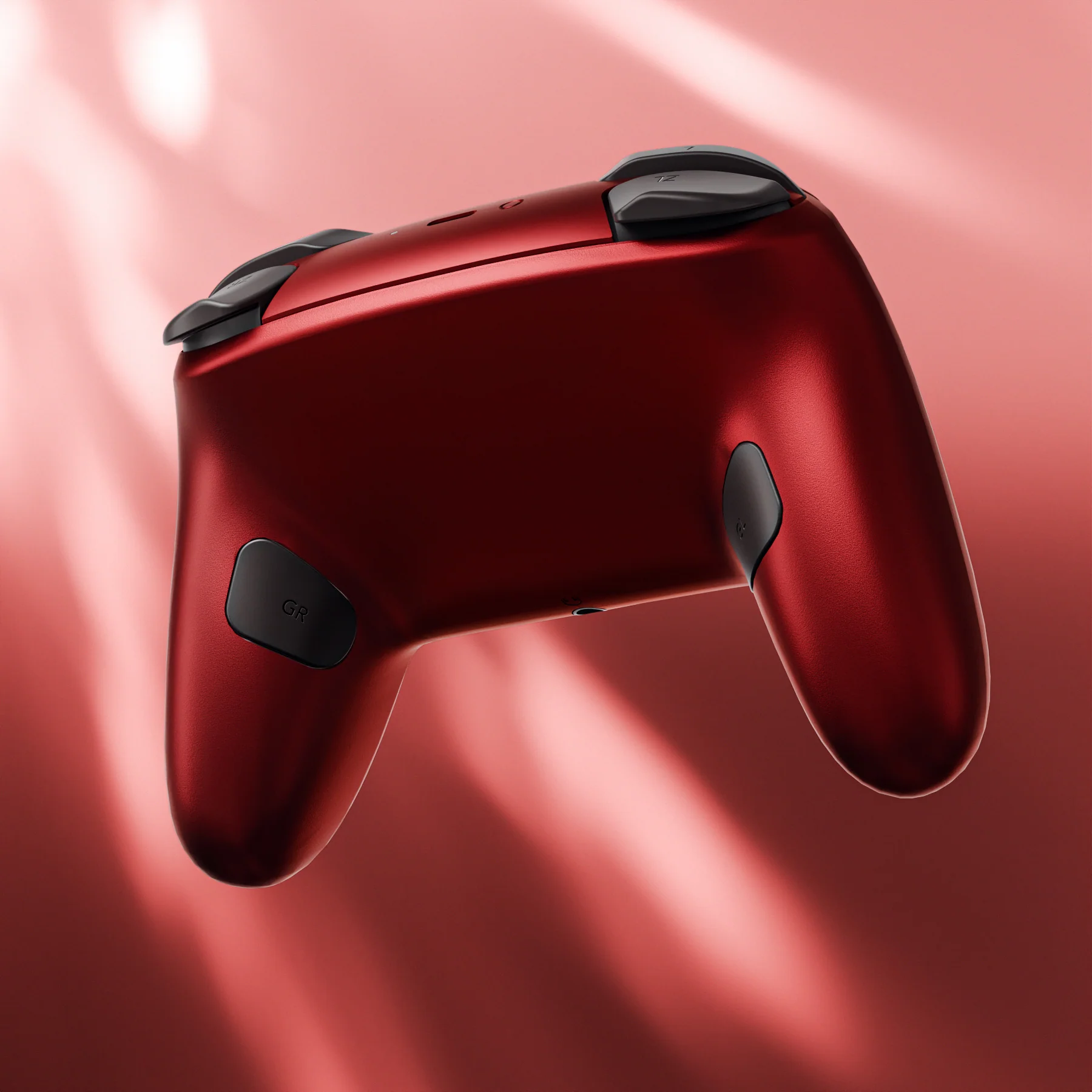 eXtremeRate DIY Replacement Full Set Shells with Buttons for Nintendo Switch 2 Pro Controller - Scarlet Red - Image 9