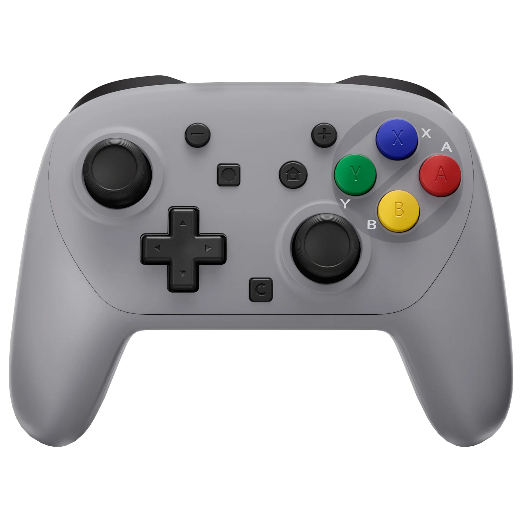 eXtremeRate DIY Replacement Full Set Shells with Buttons for Nintendo Switch 2 Pro Controller - SFC SNES Classic EU - Image 3