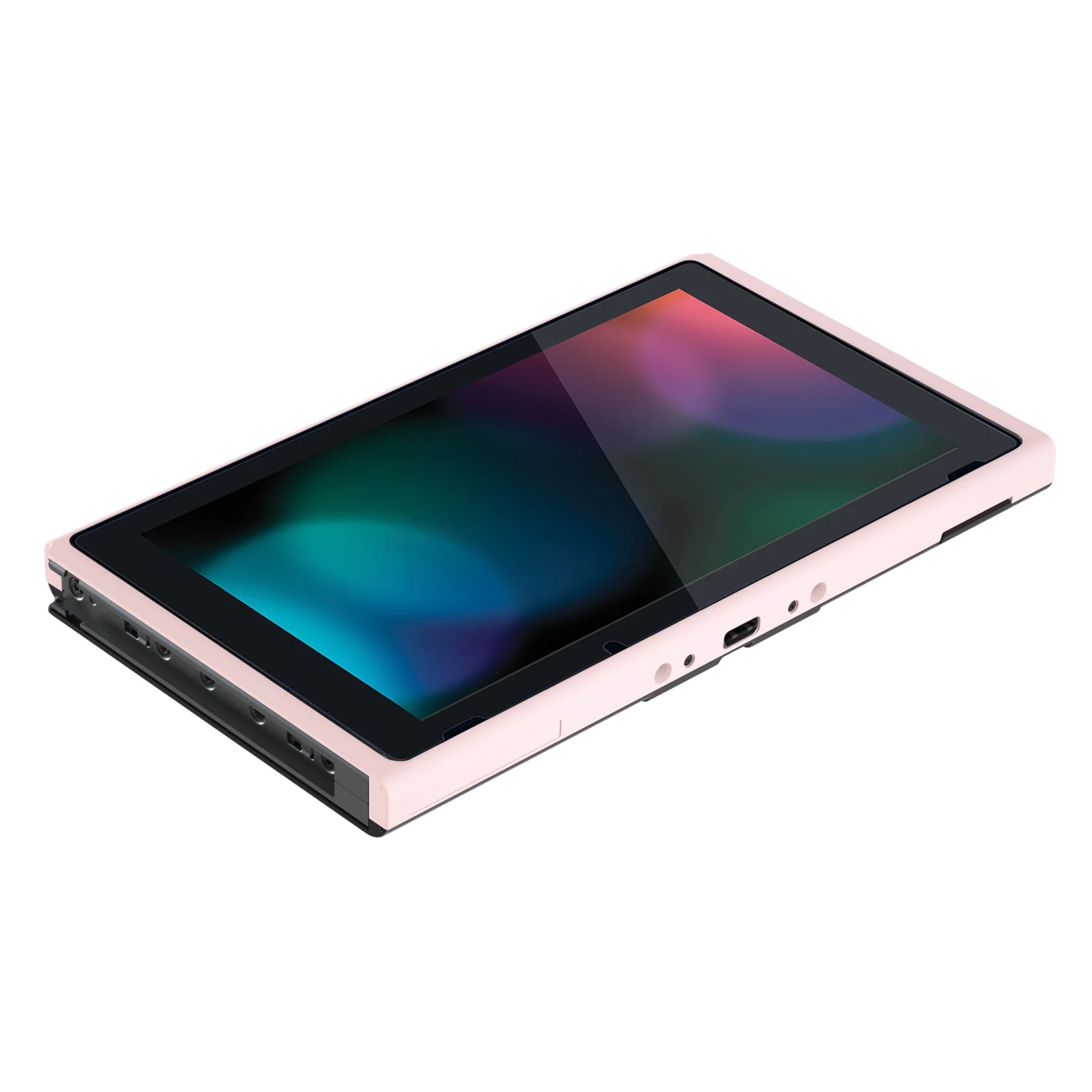 eXtremeRate DIY Replacement Housing Shell Front Frame with Volume Up Down Power Buttons for NS Switch Console - Cherry Blossoms Pink - Image 6