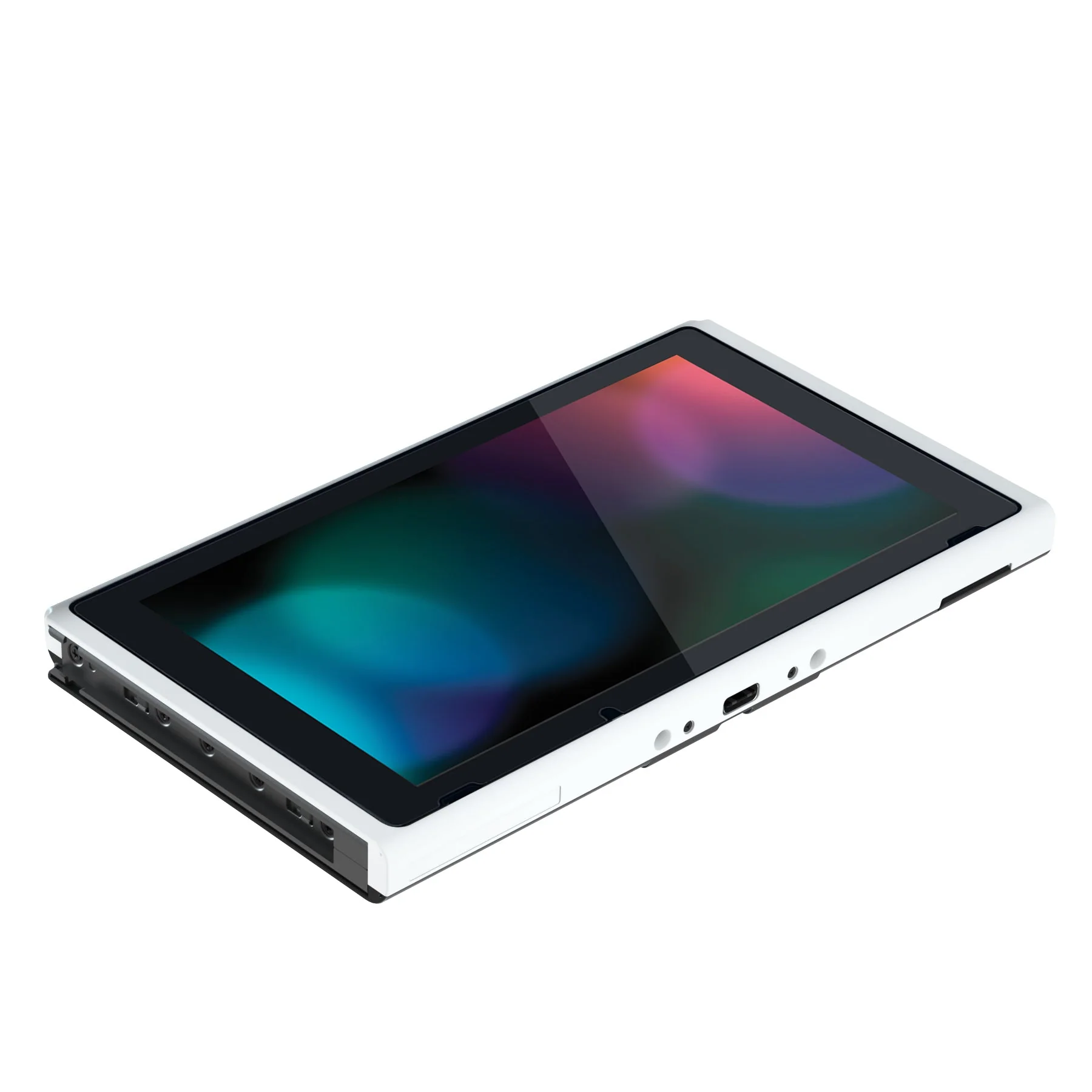 eXtremeRate DIY Replacement Housing Shell Front Frame with Volume Up Down Power Buttons for NS Switch Console - White - Image 6