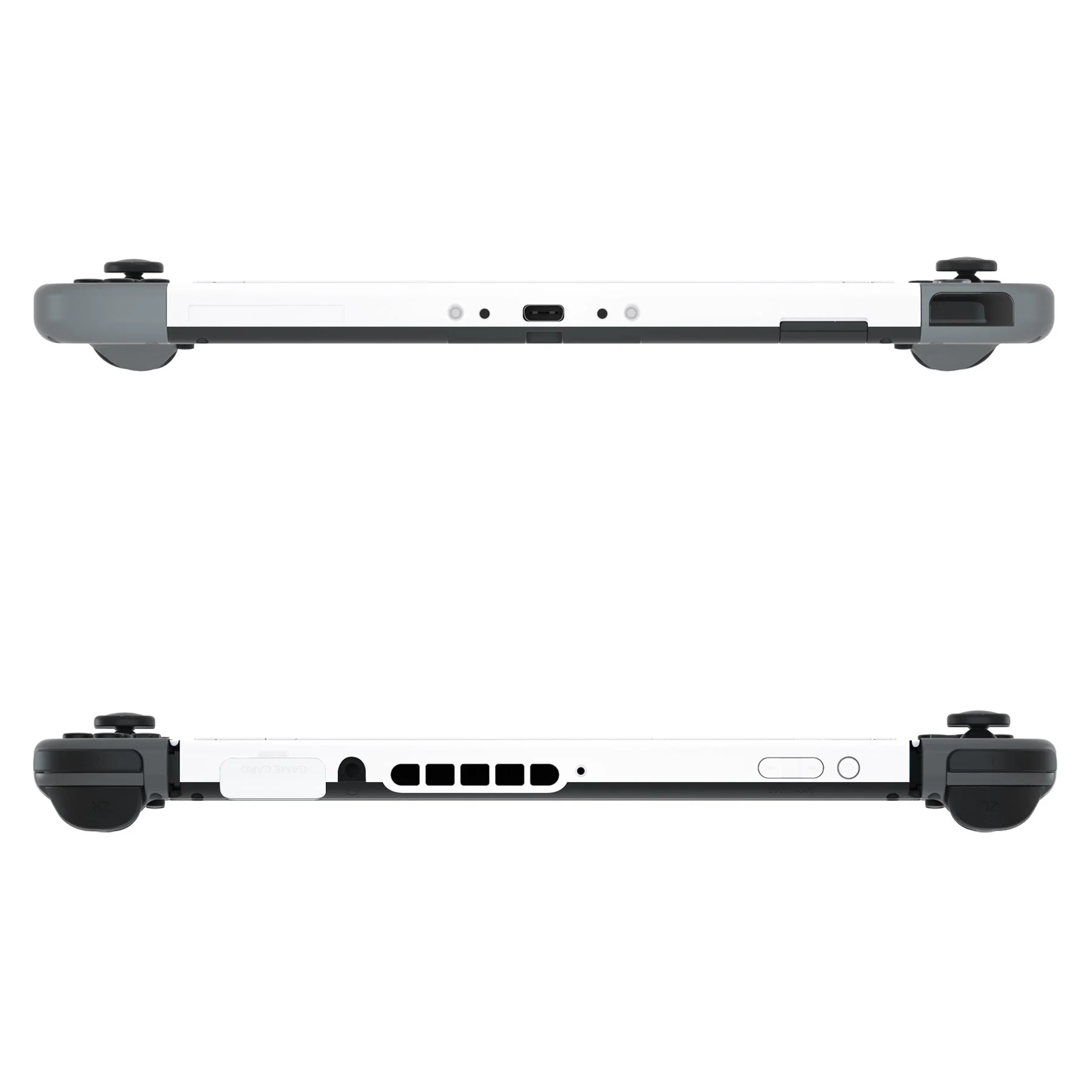 eXtremeRate DIY Replacement Housing Shell Front Frame with Volume Up Down Power Buttons for NS Switch Console - White - Image 7