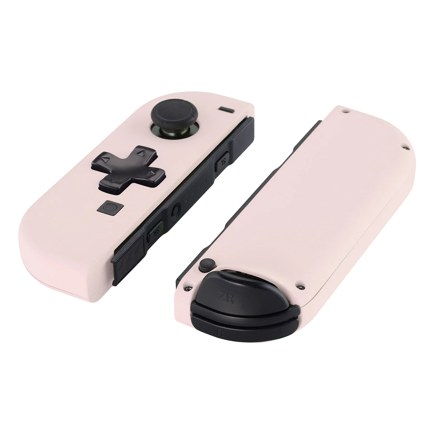 eXtremeRate Dpad Version Replacement Full Set Shell Case with Buttons for Joycon of NS Switch - Cherry Blossoms Pink - Image 10