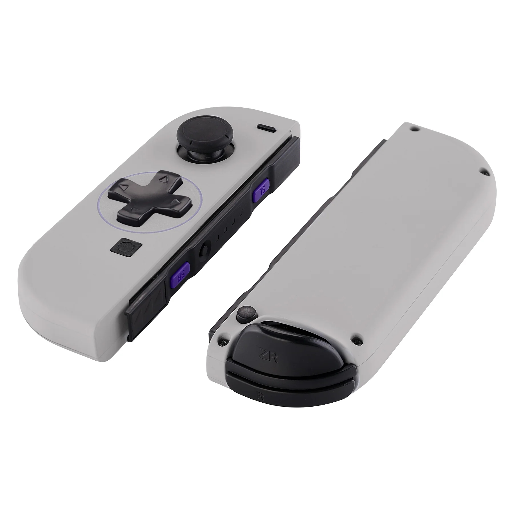 eXtremeRate Dpad Version Replacement Full Set Shell Case with Buttons for Joycon of NS Switch - Classics SNES Style - Image 9
