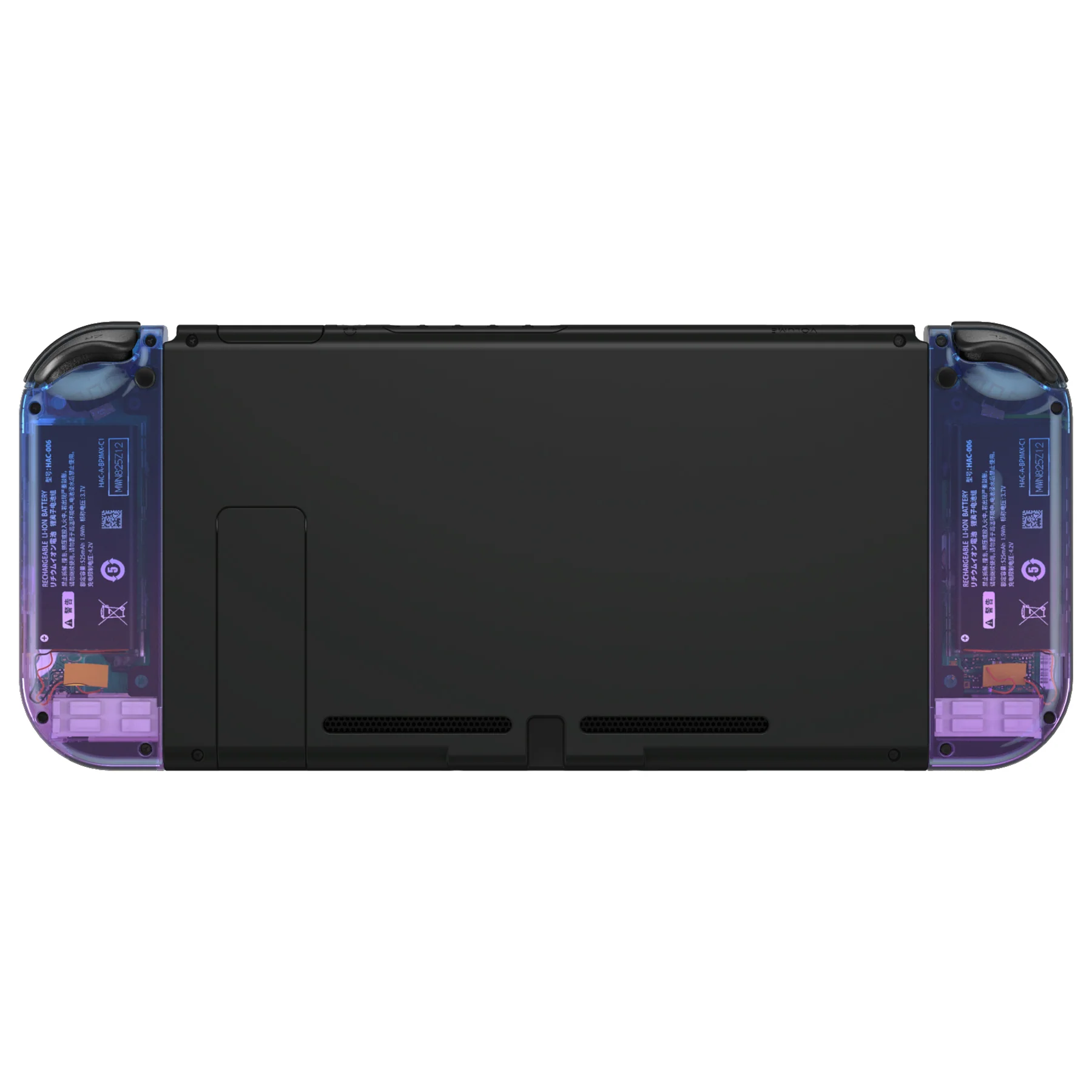eXtremeRate Dpad Version Replacement Full Set Shell Case with Buttons for Joycon of NS Switch - Gradient Translucent Bluebell - Image 8