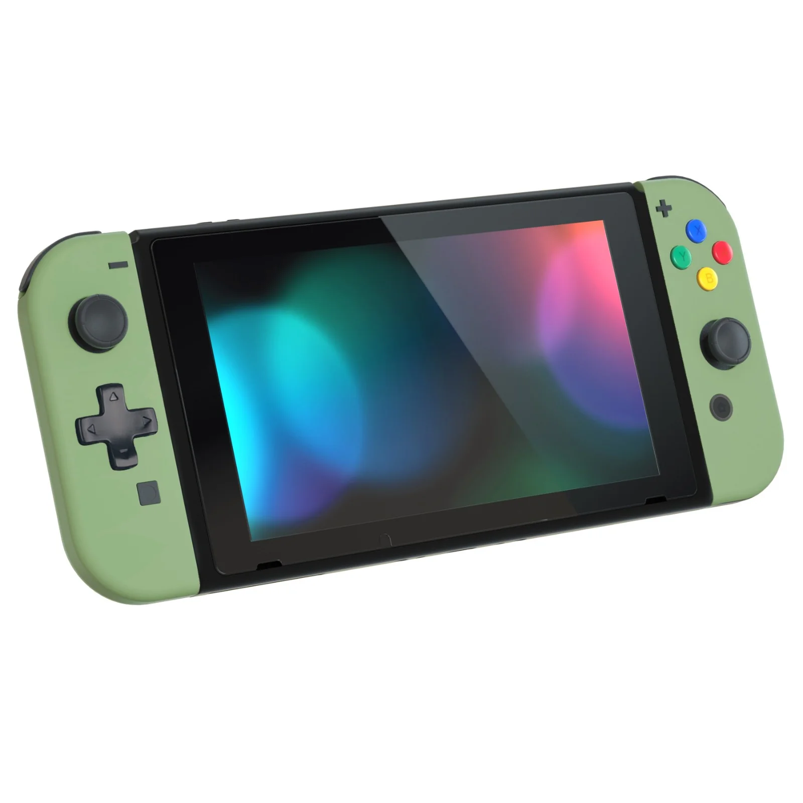 eXtremeRate Dpad Version Replacement Full Set Shell Case with Buttons for Joycon of NS Switch - Matcha Green - Image 6