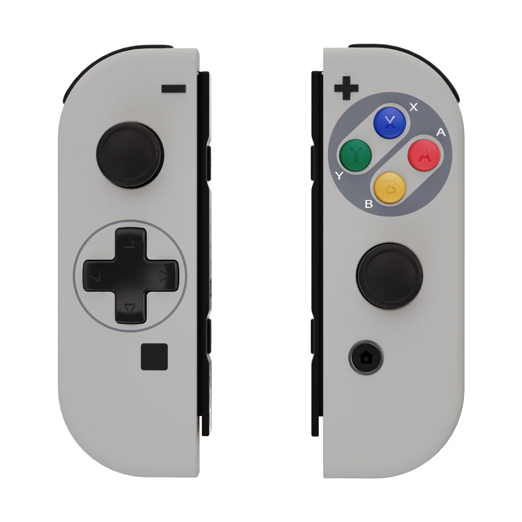 eXtremeRate Dpad Version Replacement Full Set Shell Case with Buttons for Joycon of NS Switch - SNES Classic EU Style - Image 8
