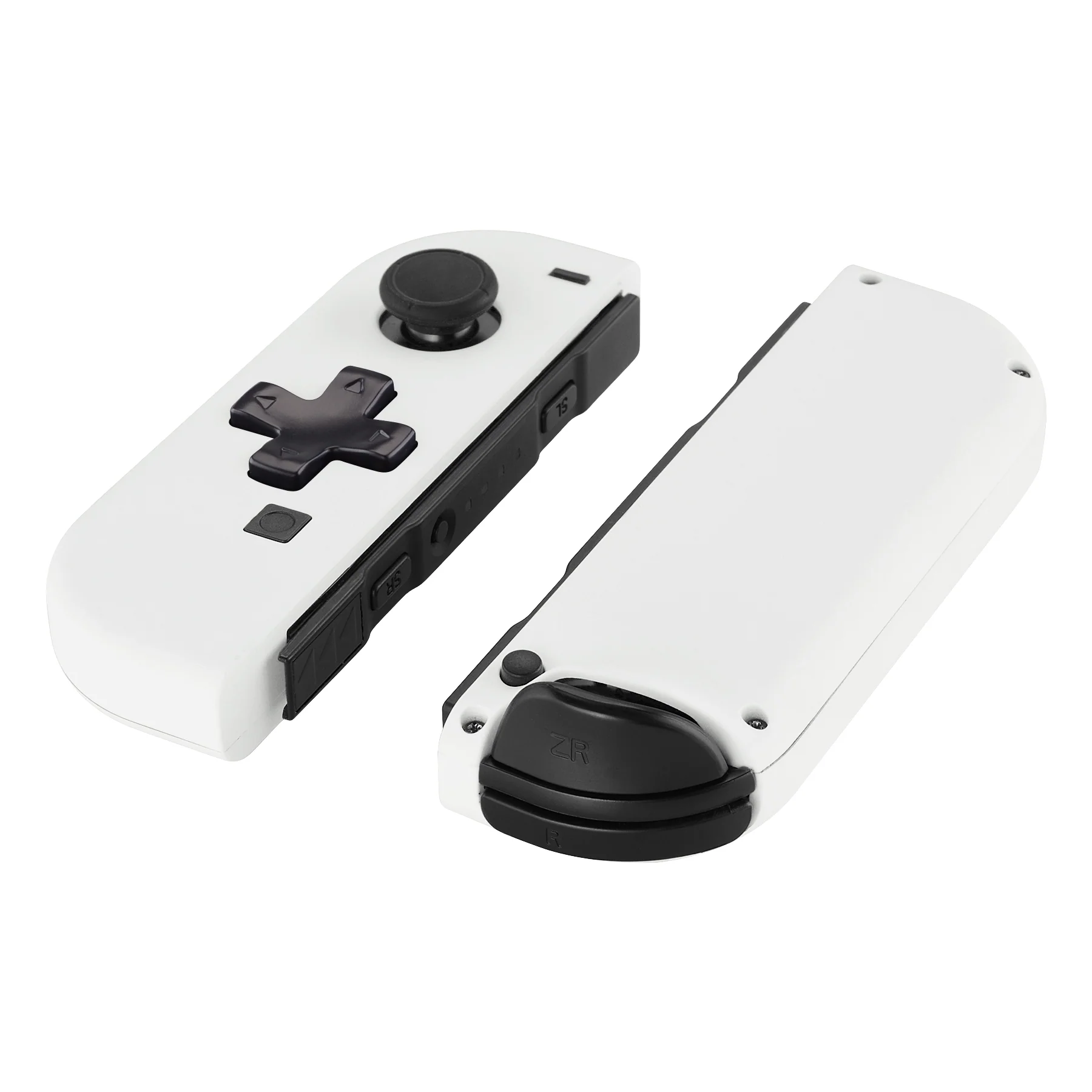 eXtremeRate Dpad Version Replacement Full Set Shell Case with Buttons for Joycon of NS Switch - White - Image 10