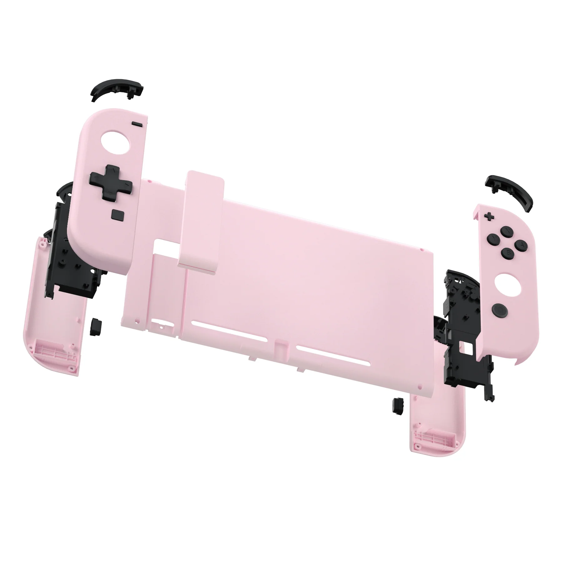 eXtremeRate Dpad Version Replacement Full Set Shells with Buttons for Nintendo Switch - Cherry Blossoms Pink - Image 5