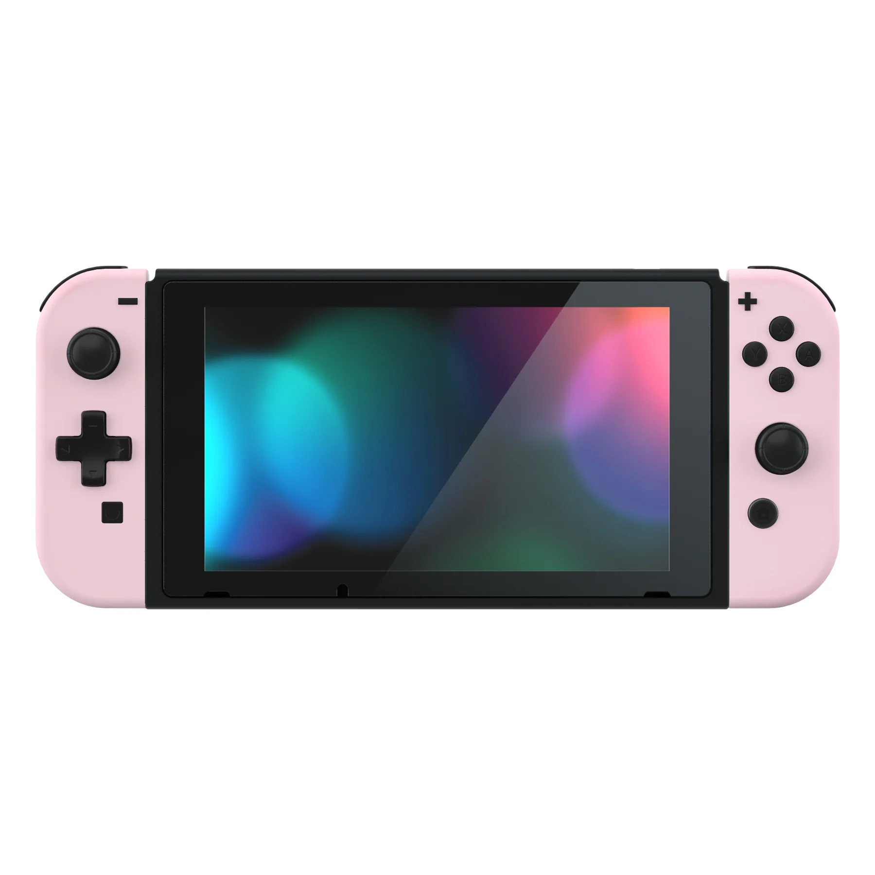 eXtremeRate Dpad Version Replacement Full Set Shells with Buttons for Nintendo Switch - Cherry Blossoms Pink - Image 6