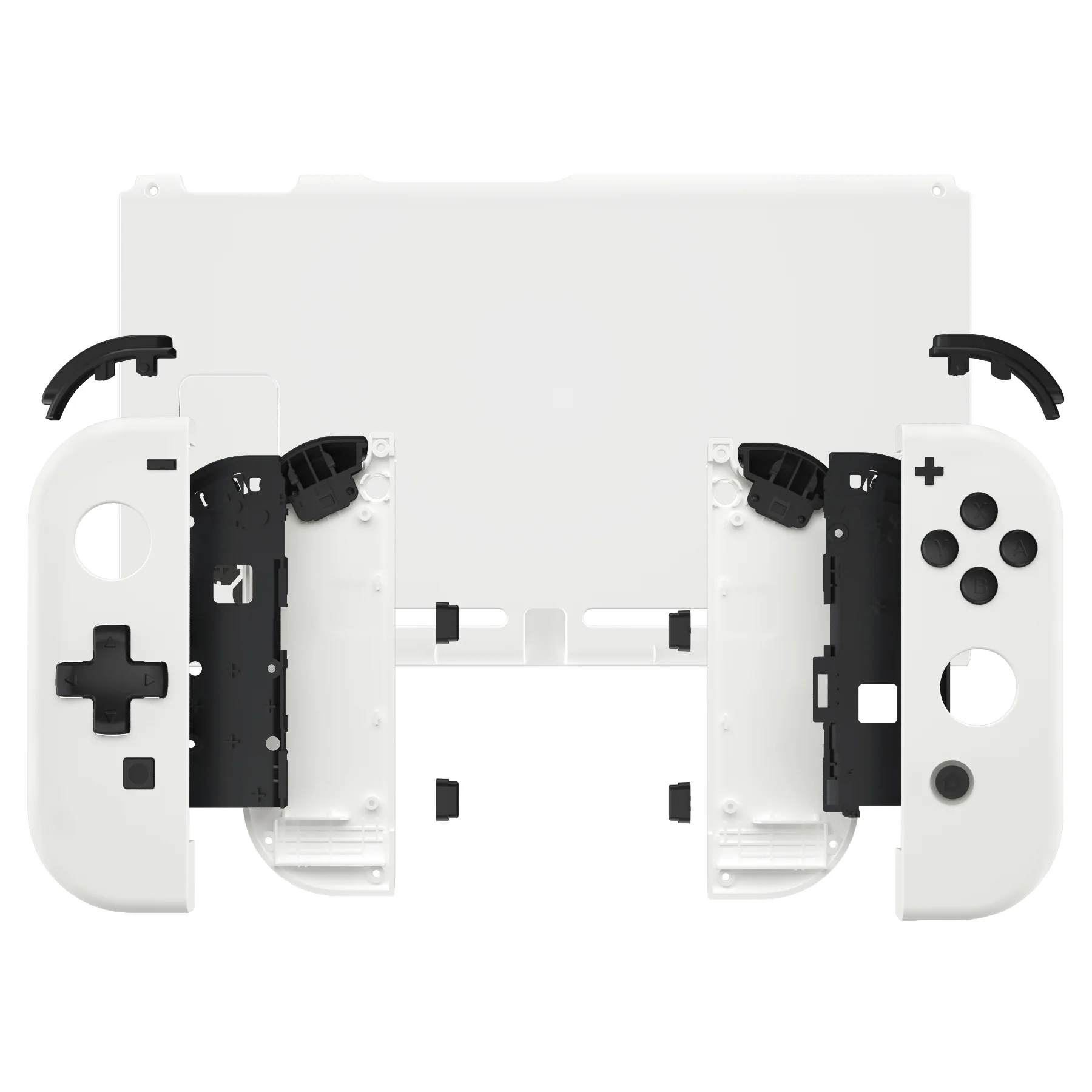 eXtremeRate Dpad Version Replacement Full Set Shells with Buttons for Nintendo Switch - White - Image 4