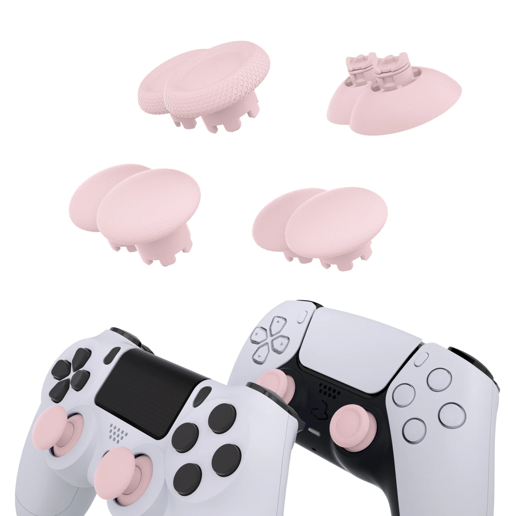 eXtremeRate EDGE Sticks Replacement Interchangeable Thumbsticks for PS5 & PS4 All Model Controllers - Cherry Blossoms - Image 4