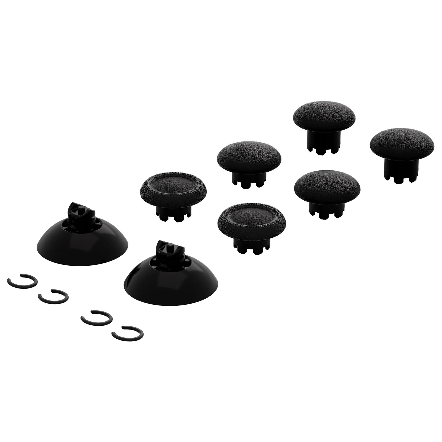 eXtremeRate EDGE Sticks Replacement Interchangeable Thumbsticks for Xbox Series X/S & Xbox Core & Xbox One X/S & Xbox Elite V1 & NS Switch Pro Controller - Black - Image 3
