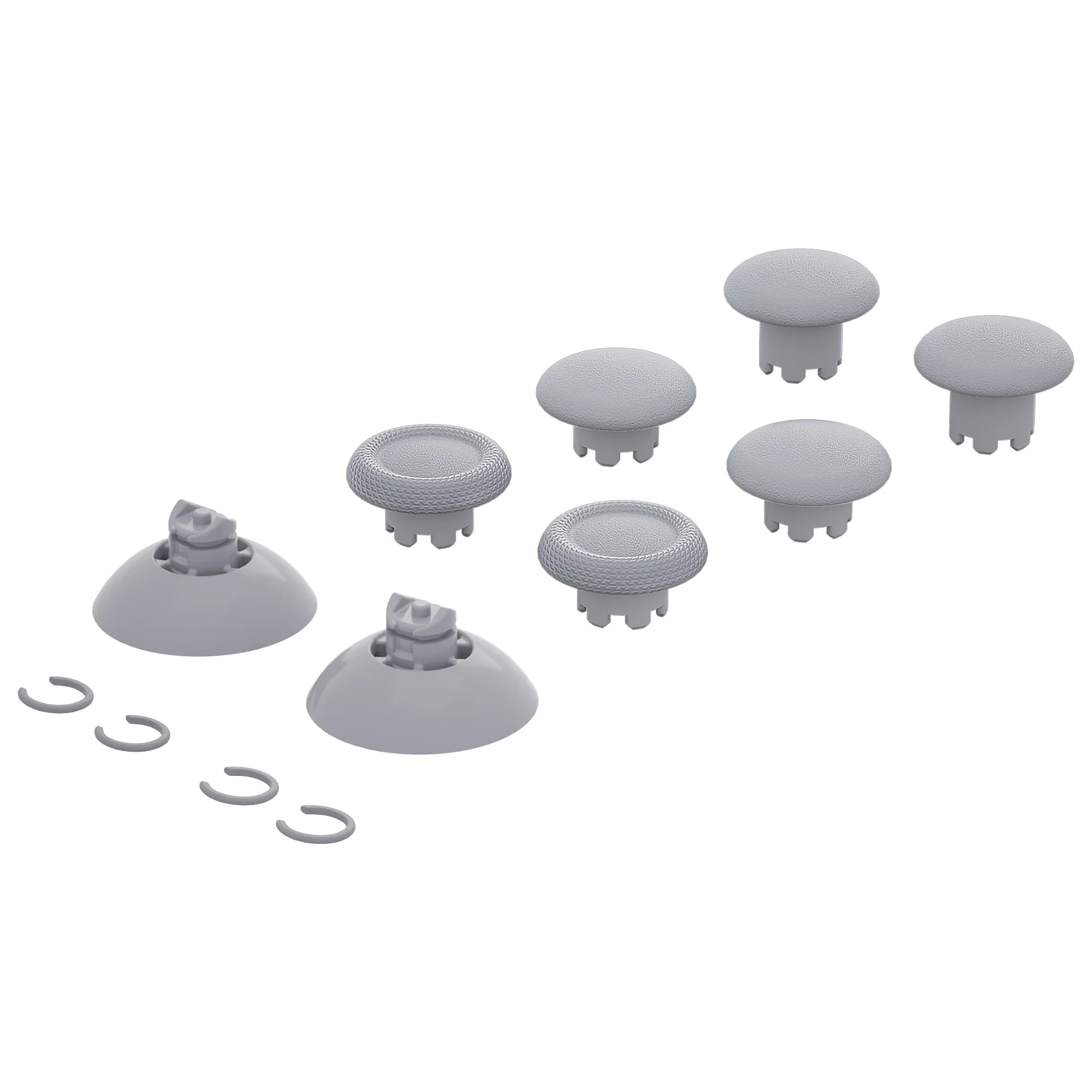 eXtremeRate EDGE Sticks Replacement Interchangeable Thumbsticks for Xbox Series X/S & Xbox Core & Xbox One X/S & Xbox Elite V1 & NS Switch Pro Controller - New Hope Gray - Image 3
