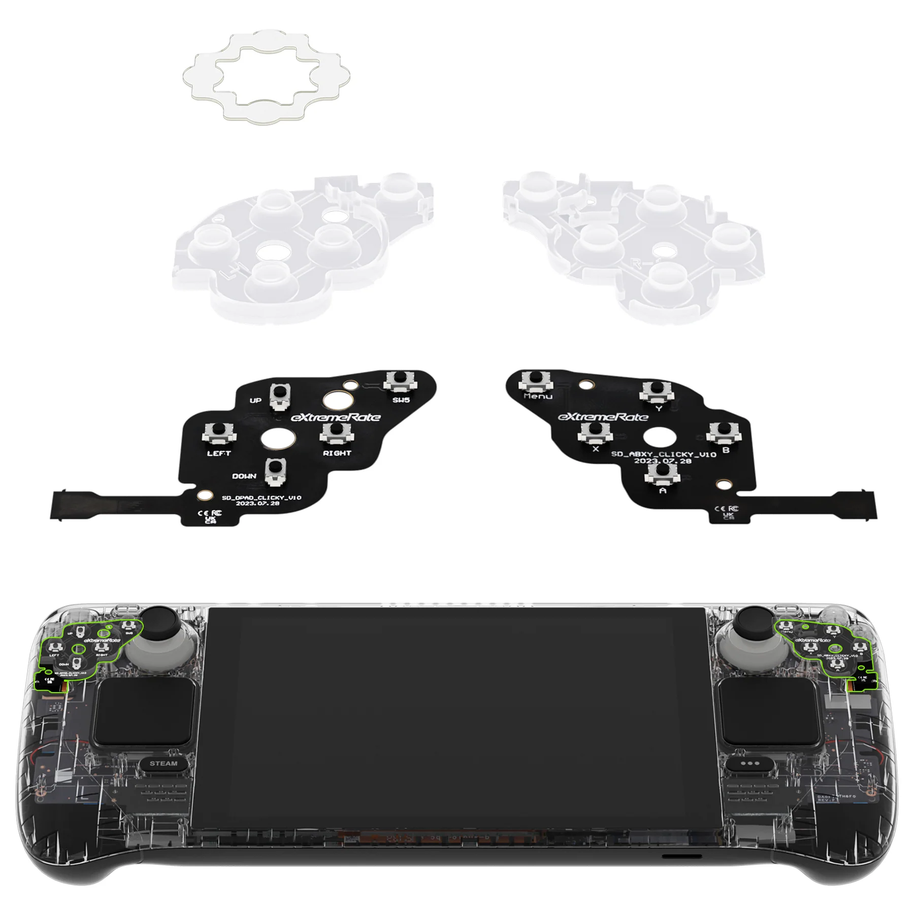eXtremeRate Face Clicky Kit for Steam Deck LCD - Image 4