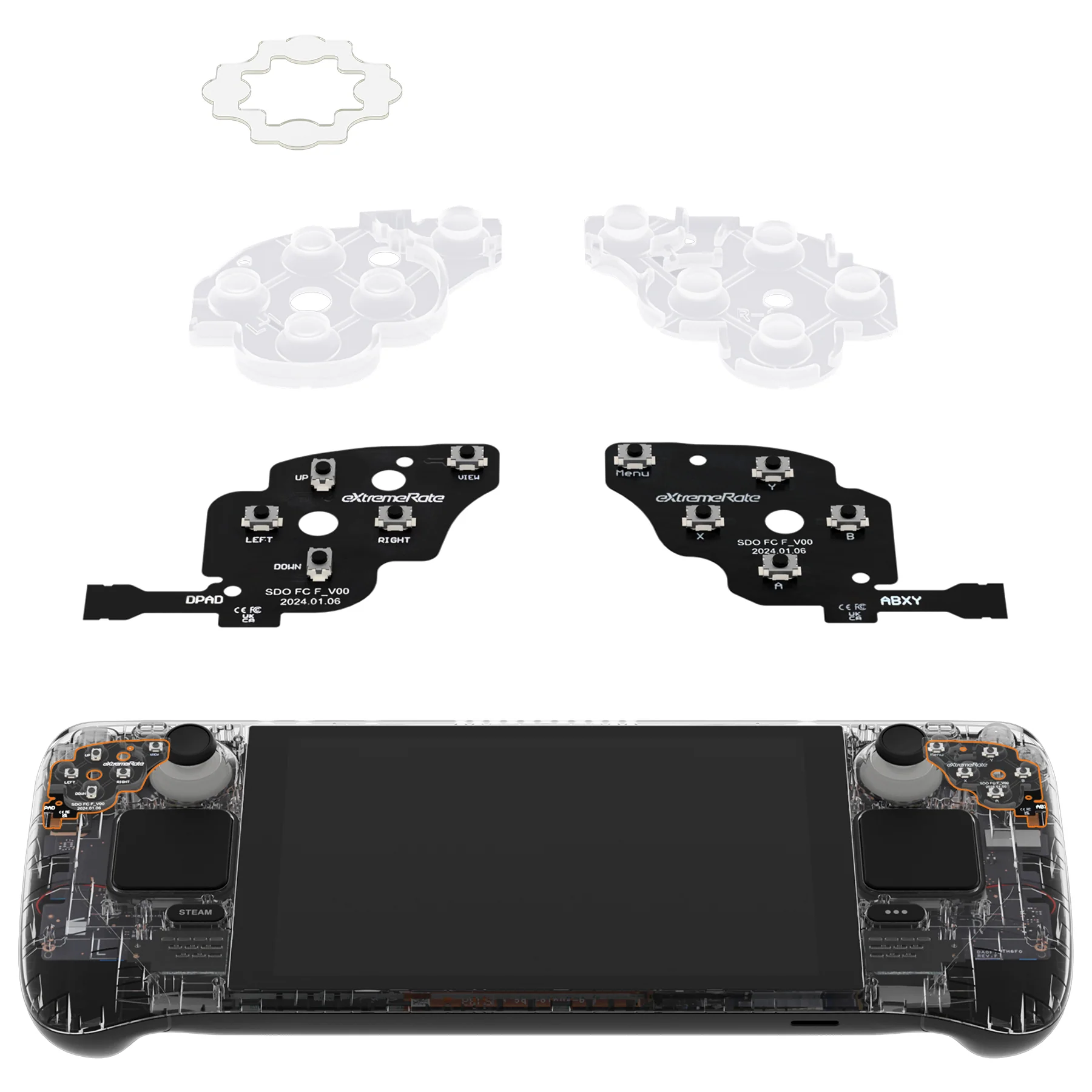 eXtremeRate Face Clicky Kit for Steam Deck OLED - Image 4