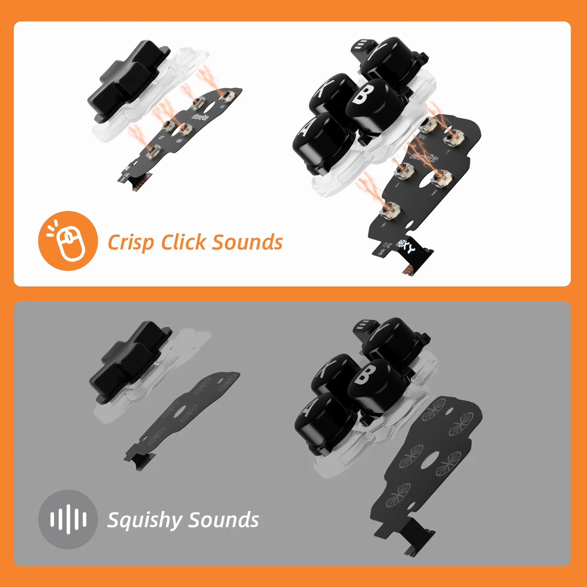eXtremeRate Face Clicky Kit for Steam Deck OLED - Image 8