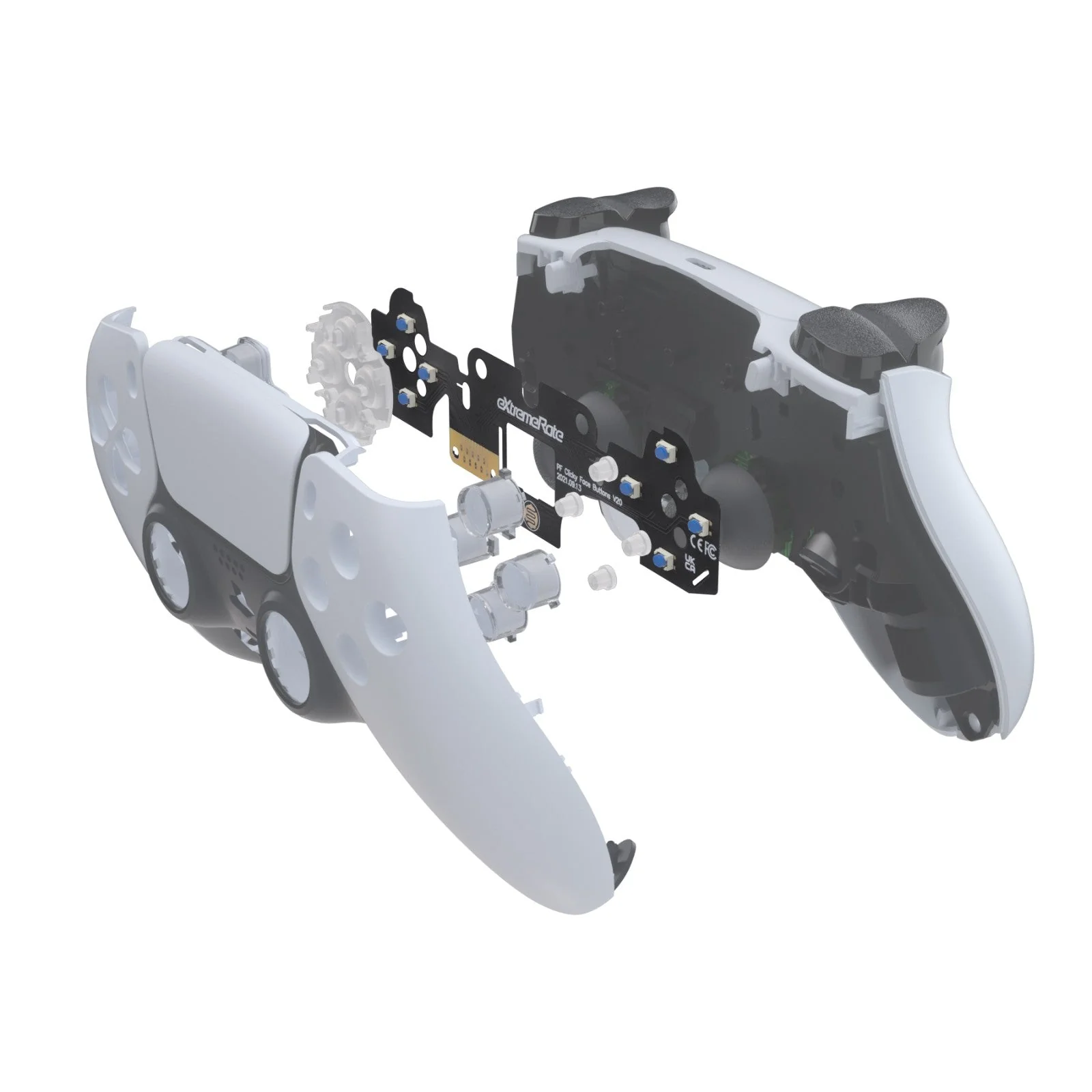 eXtremeRate Face Clicky Kit V2 for PS5 Controller BDM-010 & BDM-020, Custom Tactile Dpad Action Buttons for PS5 Controller - Image 4