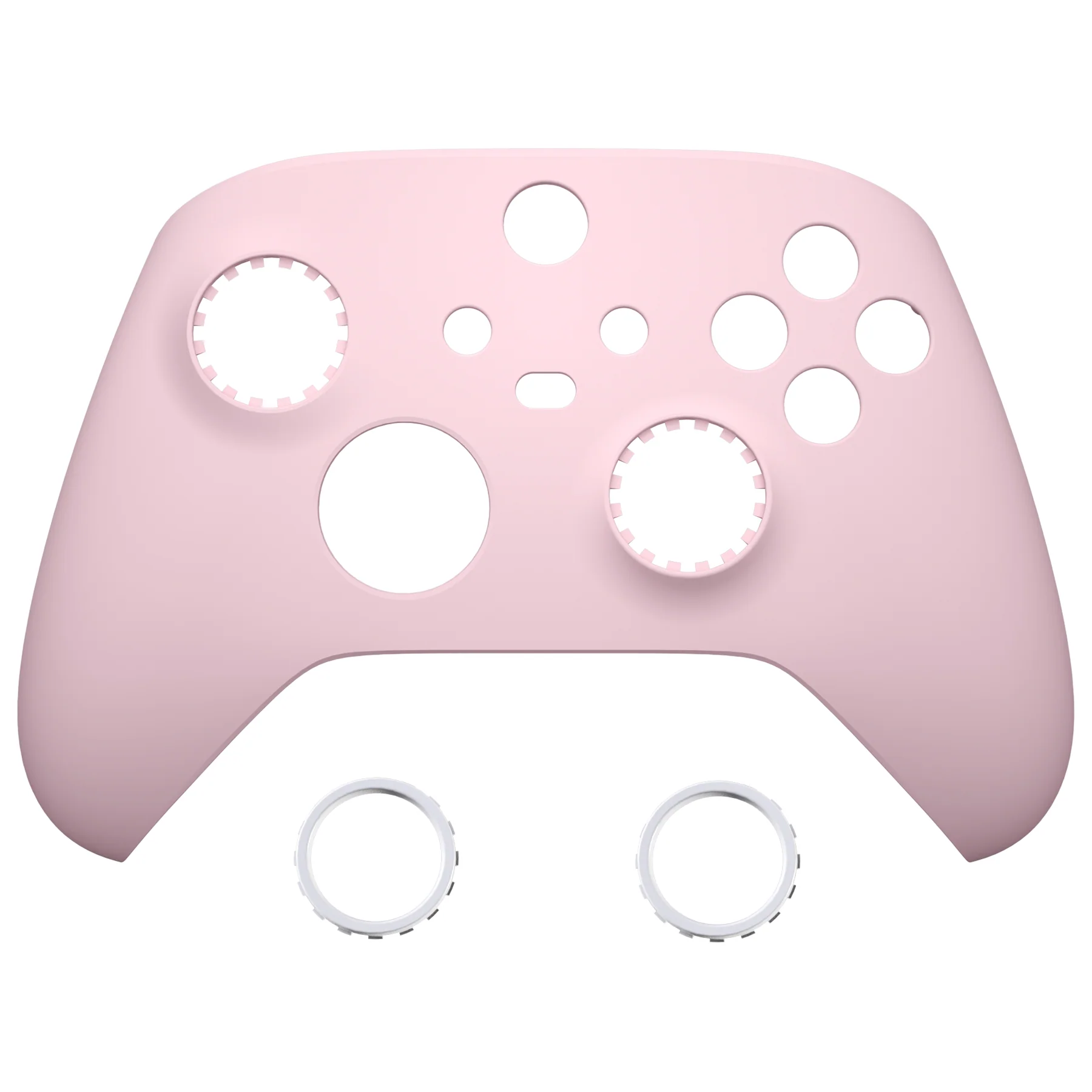 eXtremeRate FaceMag Magnetic Replacement Front Housing Shell with Accent Rings for Xbox Series X/S Controller & Xbox Core Controller Model 1914 - Cherry Blossoms Pink - Image 10