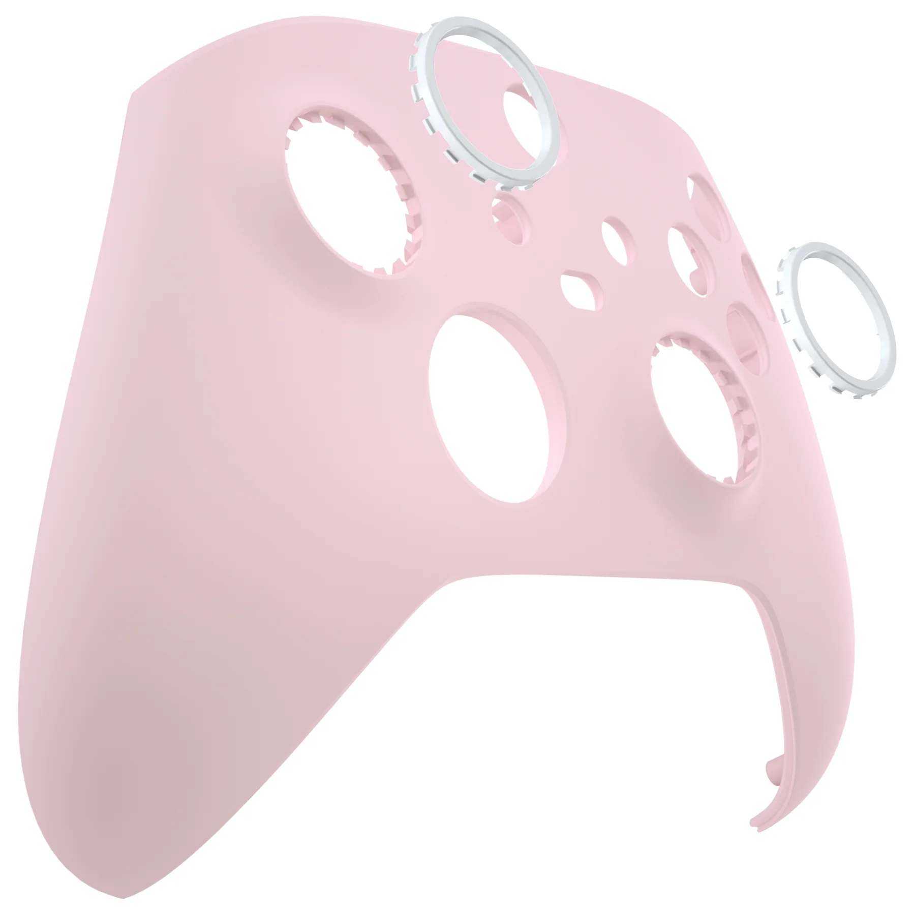 eXtremeRate FaceMag Magnetic Replacement Front Housing Shell with Accent Rings for Xbox Series X/S Controller & Xbox Core Controller Model 1914 - Cherry Blossoms Pink - Image 12