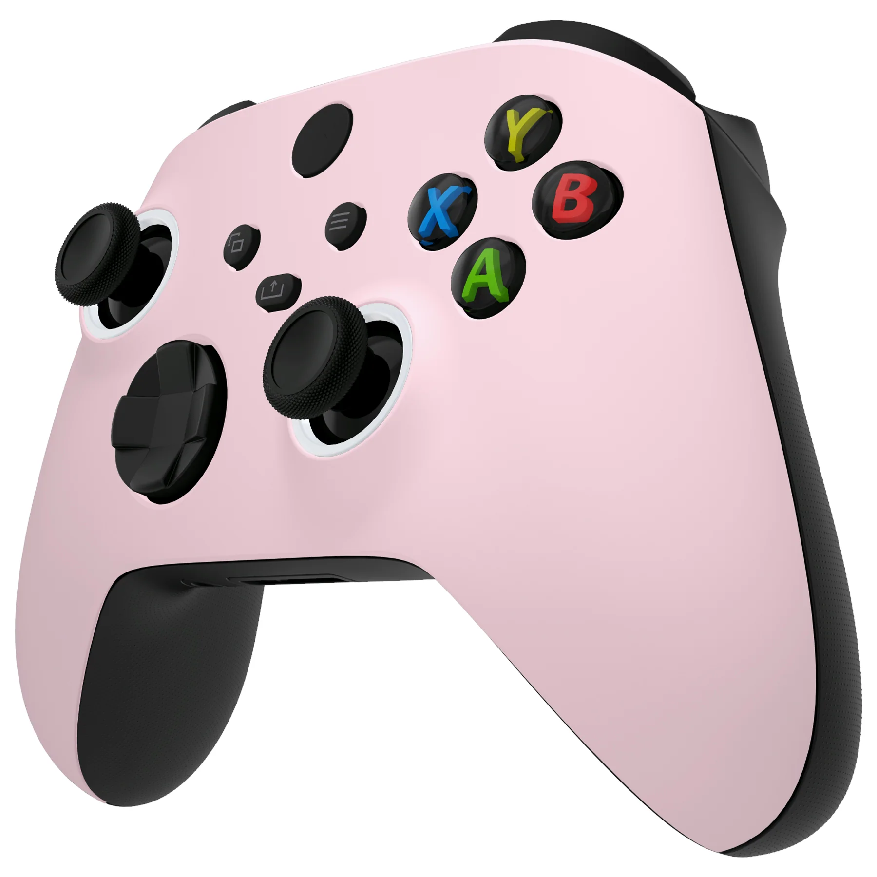 eXtremeRate FaceMag Magnetic Replacement Front Housing Shell with Accent Rings for Xbox Series X/S Controller & Xbox Core Controller Model 1914 - Cherry Blossoms Pink - Image 7