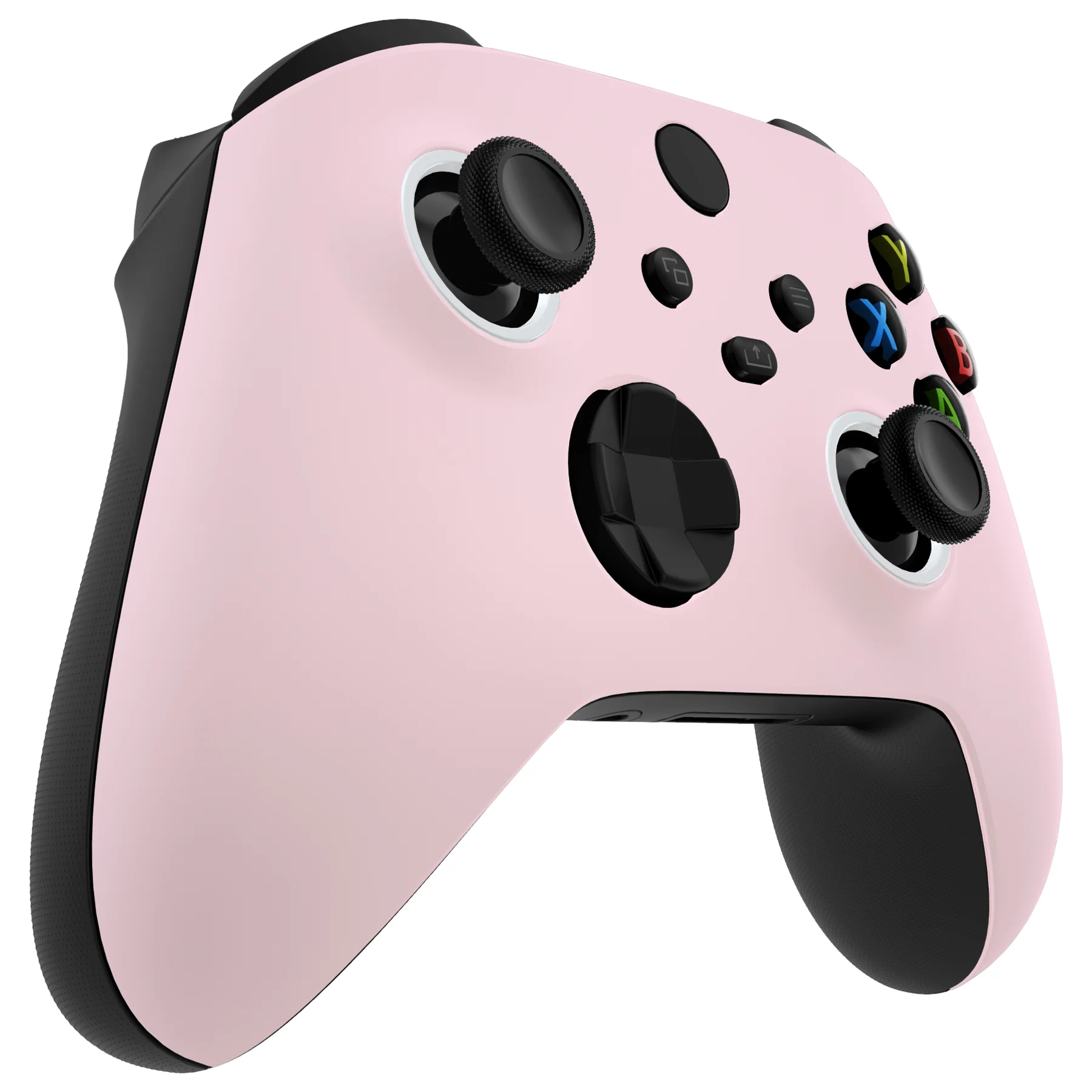 eXtremeRate FaceMag Magnetic Replacement Front Housing Shell with Accent Rings for Xbox Series X/S Controller & Xbox Core Controller Model 1914 - Cherry Blossoms Pink - Image 8