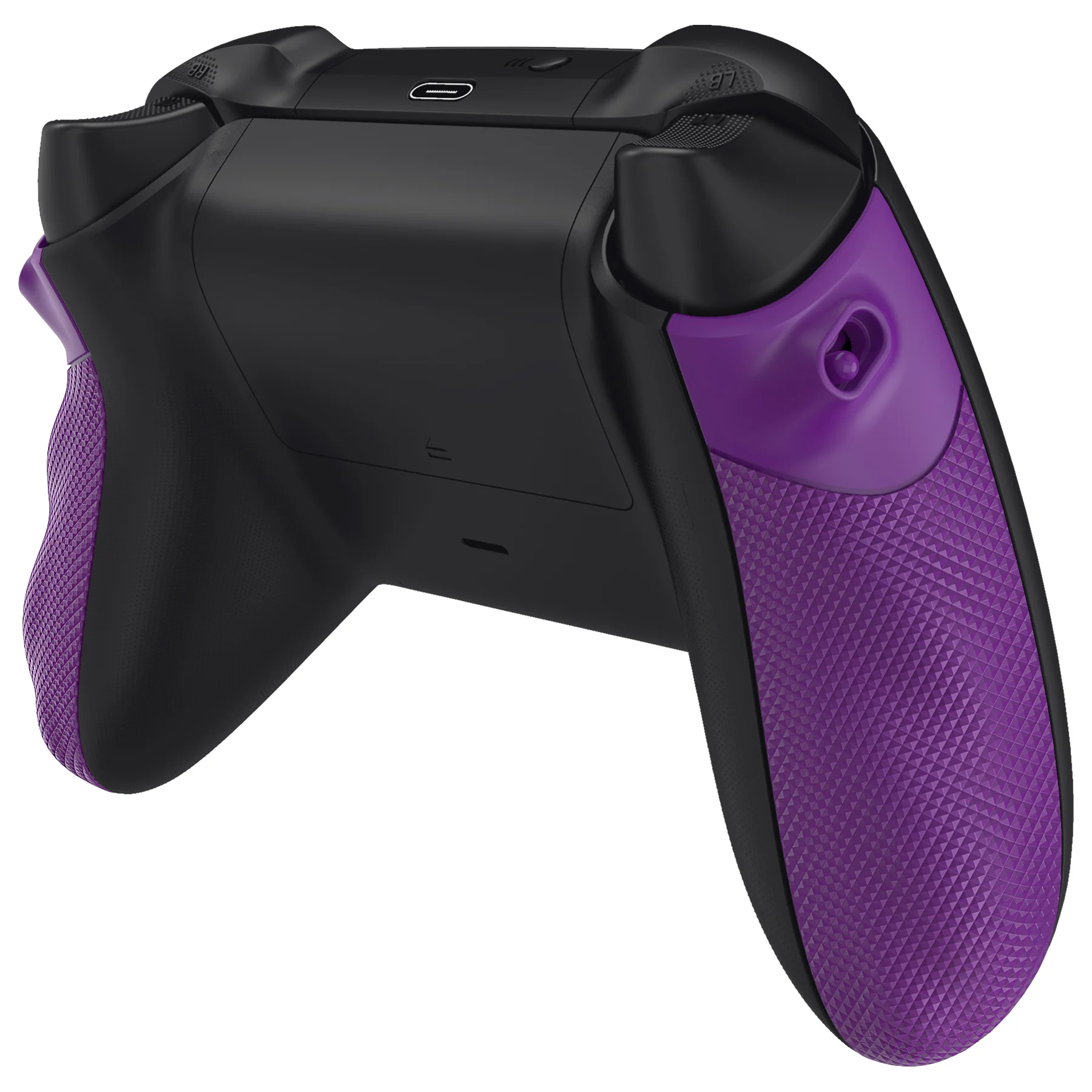 eXtremeRate FLEXOR Rubberized Side Rails Grips Trigger Stop Kit for Xbox Series X/S Controller & Xbox Core Controller - Mist Purple - Image 9