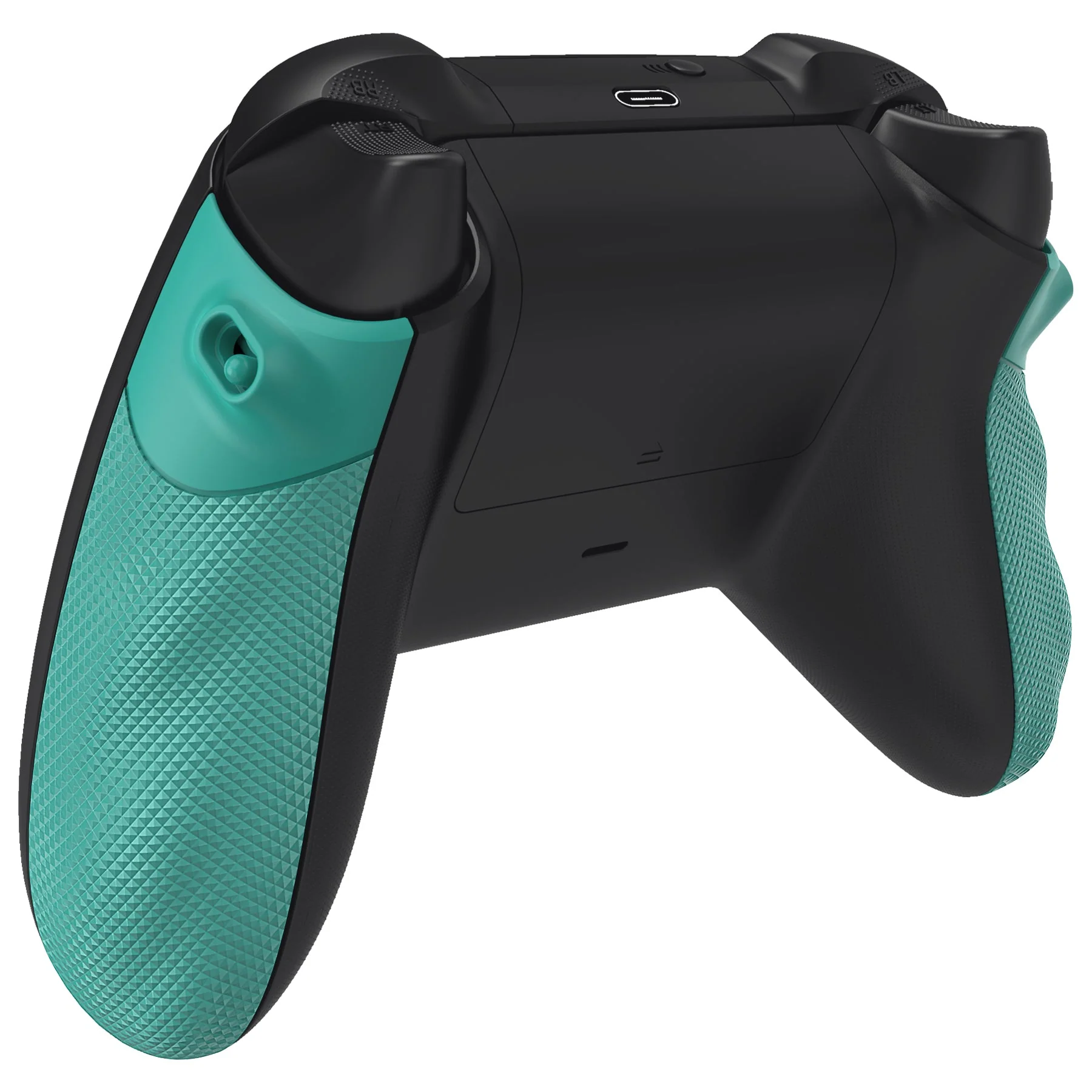 eXtremeRate FLEXOR Rubberized Side Rails Grips Trigger Stop Kit for Xbox Series X/S Controller & Xbox Core Controller - Teal Green - Image 8