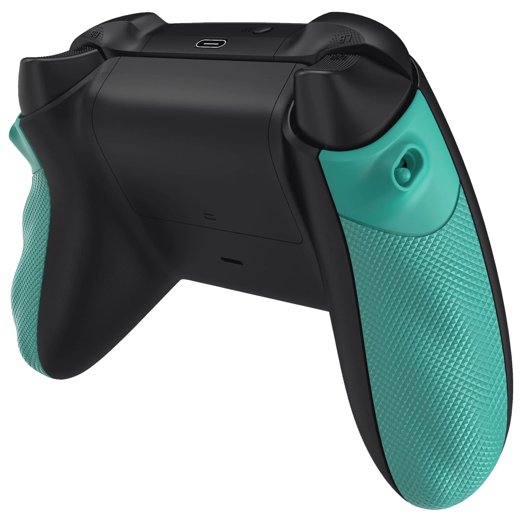 eXtremeRate FLEXOR Rubberized Side Rails Grips Trigger Stop Kit for Xbox Series X/S Controller & Xbox Core Controller - Teal Green - Image 9