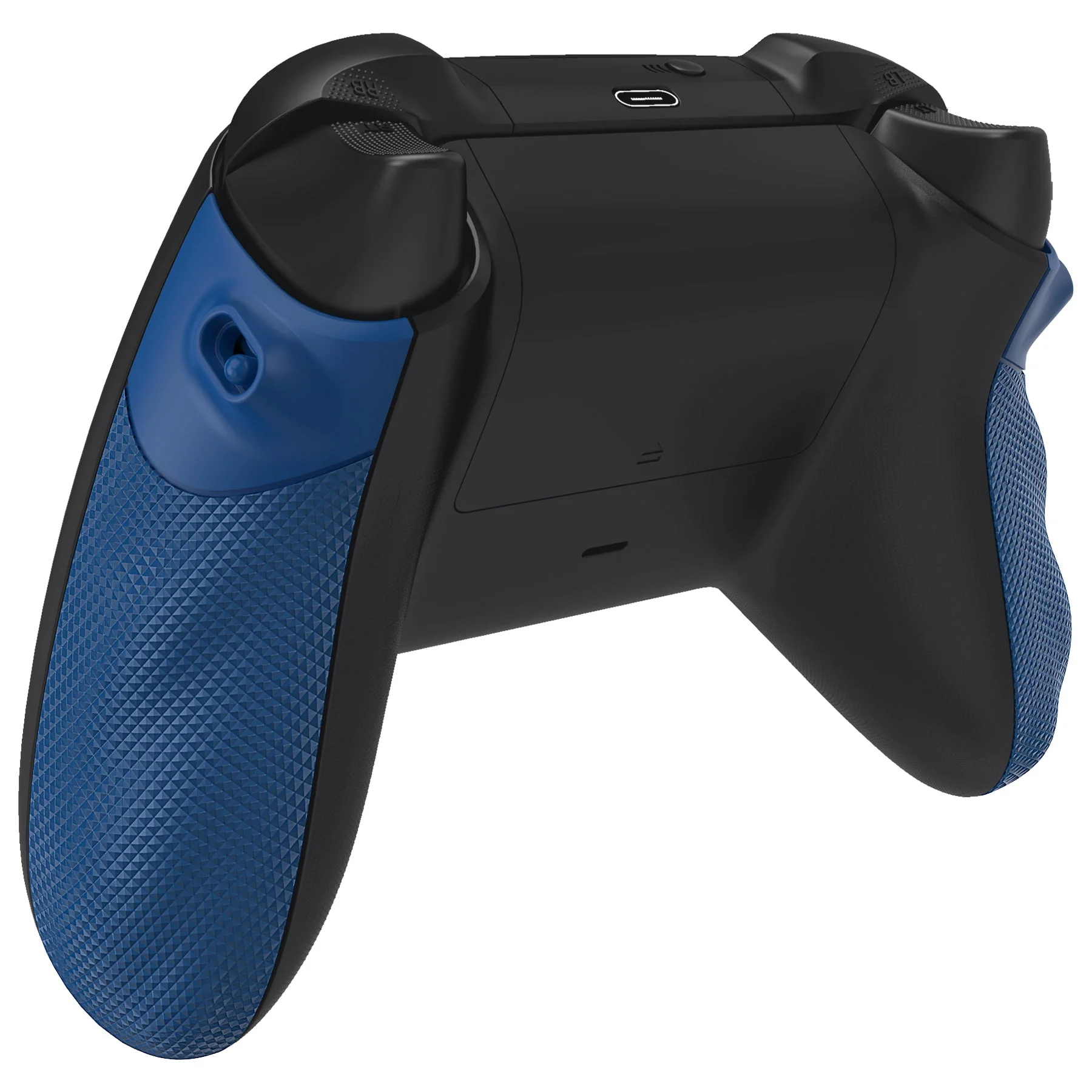 eXtremeRate FLEXOR Rubberized Side Rails Grips Trigger Stop Kit for Xbox Series X/S Controller & Xbox Core Controller - Yale Blue - Image 8