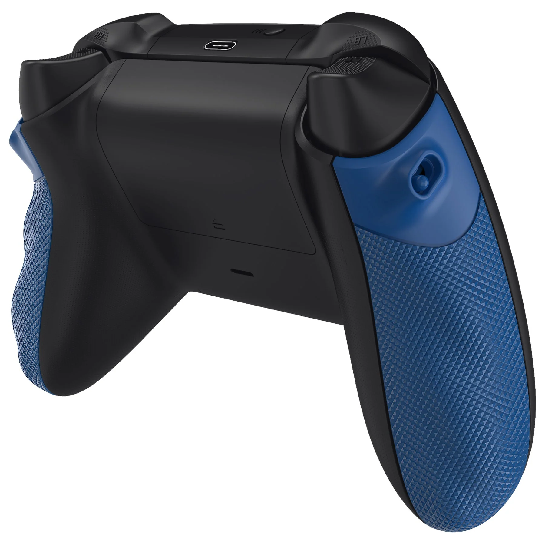 eXtremeRate FLEXOR Rubberized Side Rails Grips Trigger Stop Kit for Xbox Series X/S Controller & Xbox Core Controller - Yale Blue - Image 9