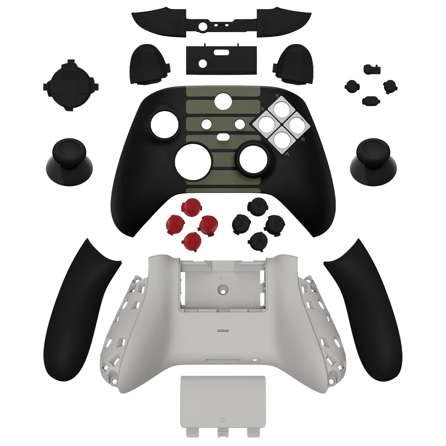 eXtremeRate Full Set Housing Shell Case with Buttons for Xbox Series X & S Controller - Classics NES Style - Image 8