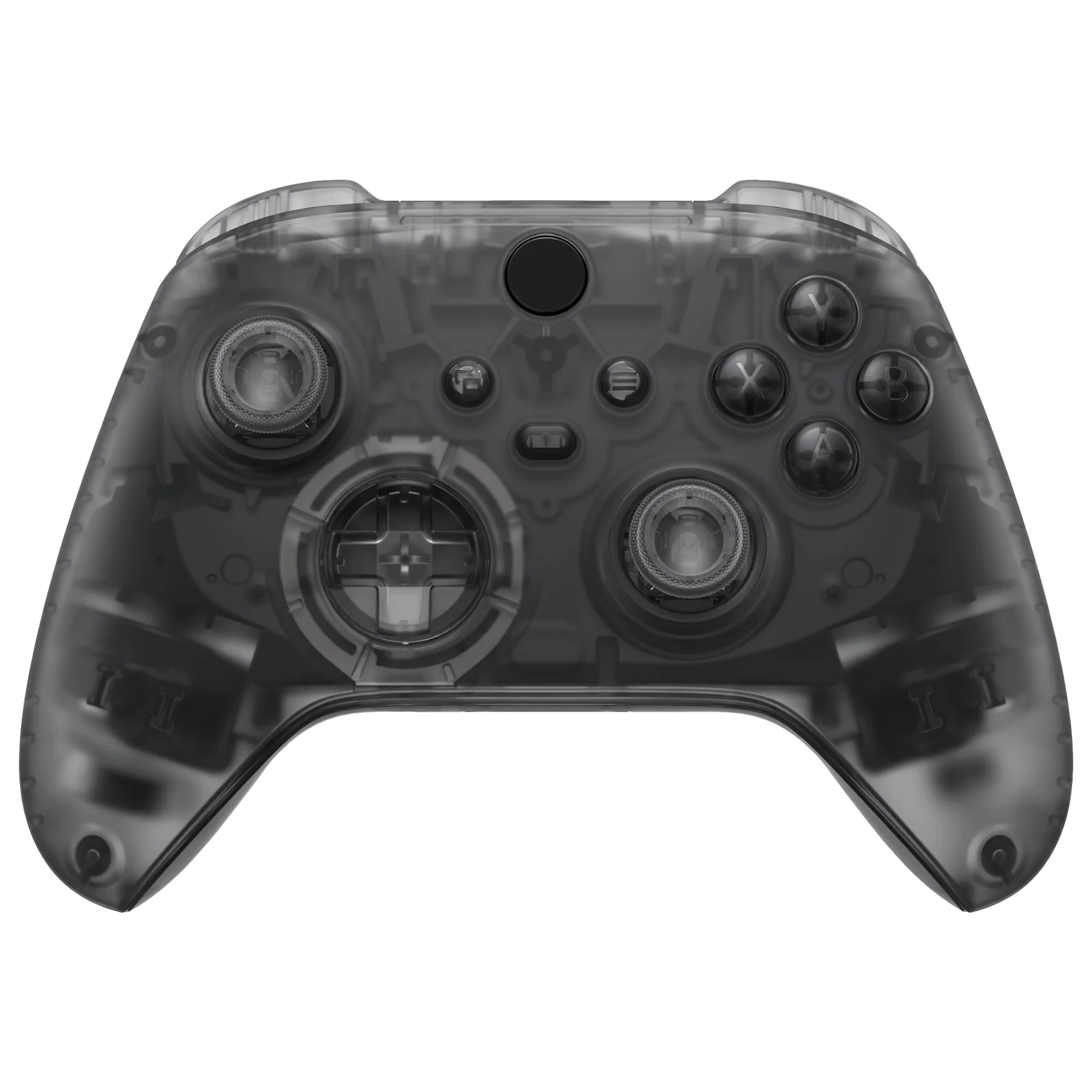 eXtremeRate Full Set Housing Shell Case with Buttons for Xbox Series X & S Controller - Clear Black - Image 4