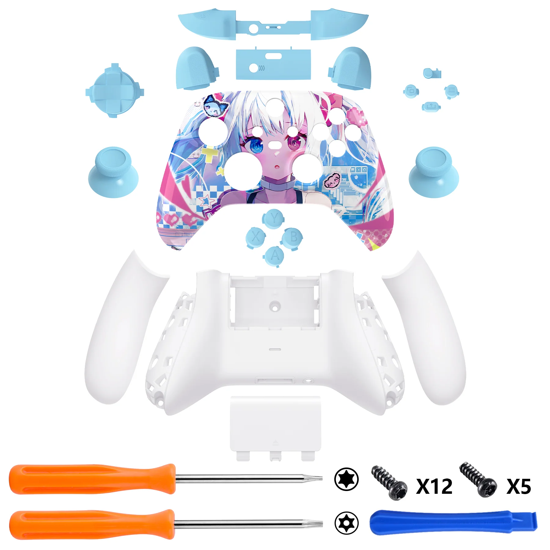 eXtremeRate Full Set Housing Shell Case with Buttons for Xbox Series X & S Controller - MeWoow - Image 2