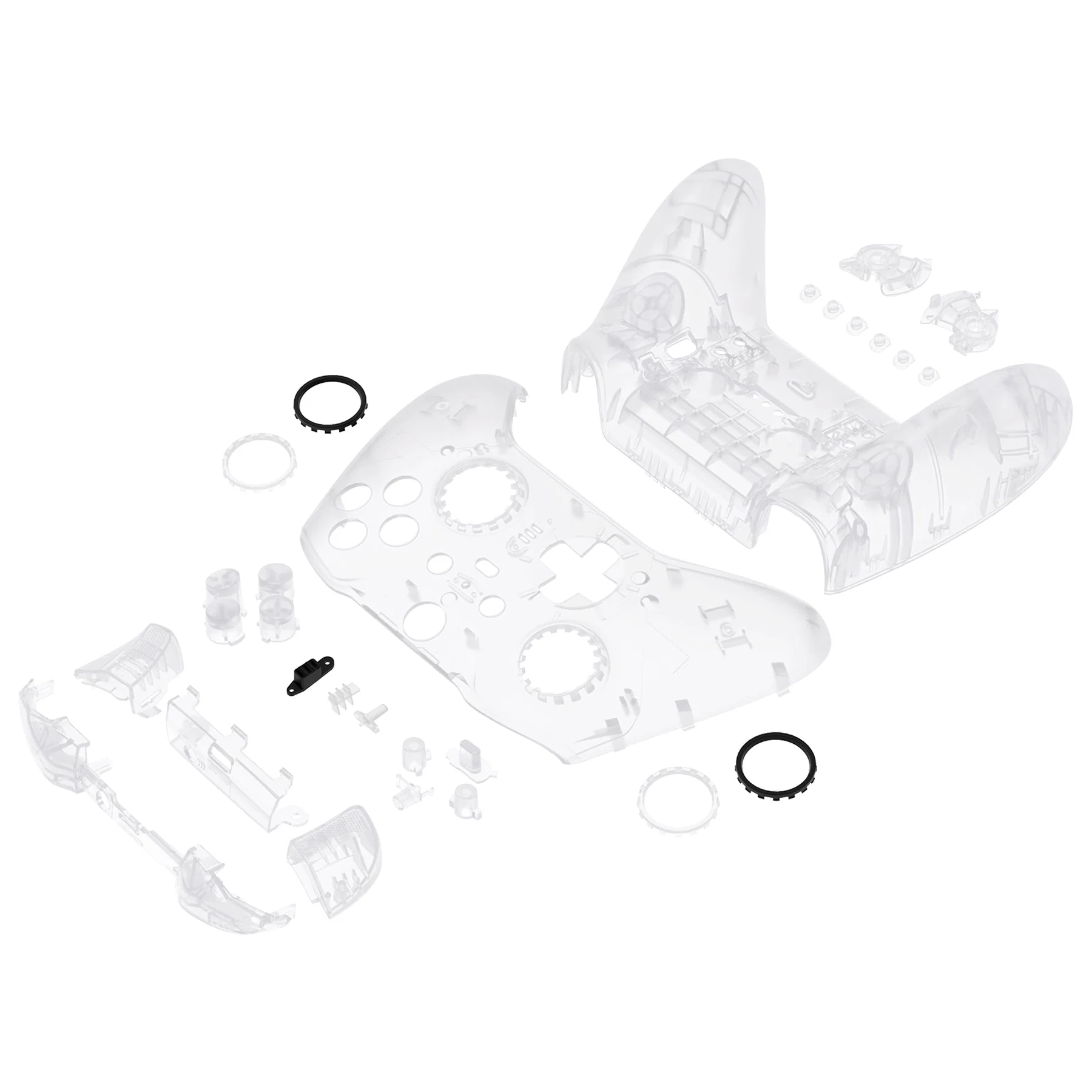eXtremeRate Full Set Shell with Buttons for Xbox One Elite Series 2 & Elite 2 Core Controller (Model 1797) - Clear - Image 10