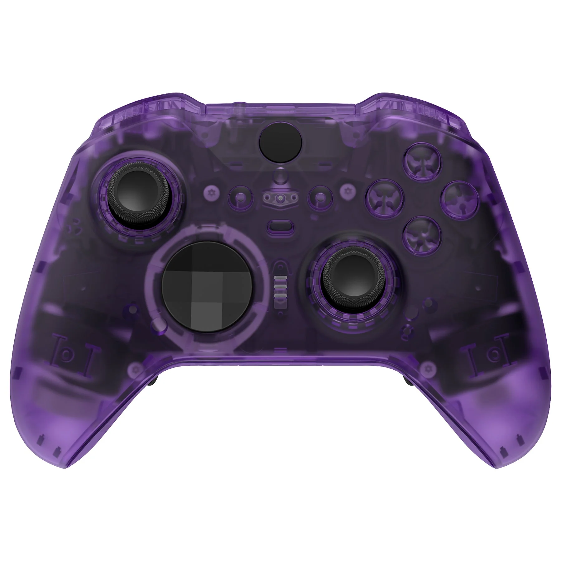 eXtremeRate Full Set Shell with Buttons for Xbox One Elite Series 2 & Elite 2 Core Controller (Model 1797) - Clear Atomic Purple - Image 4