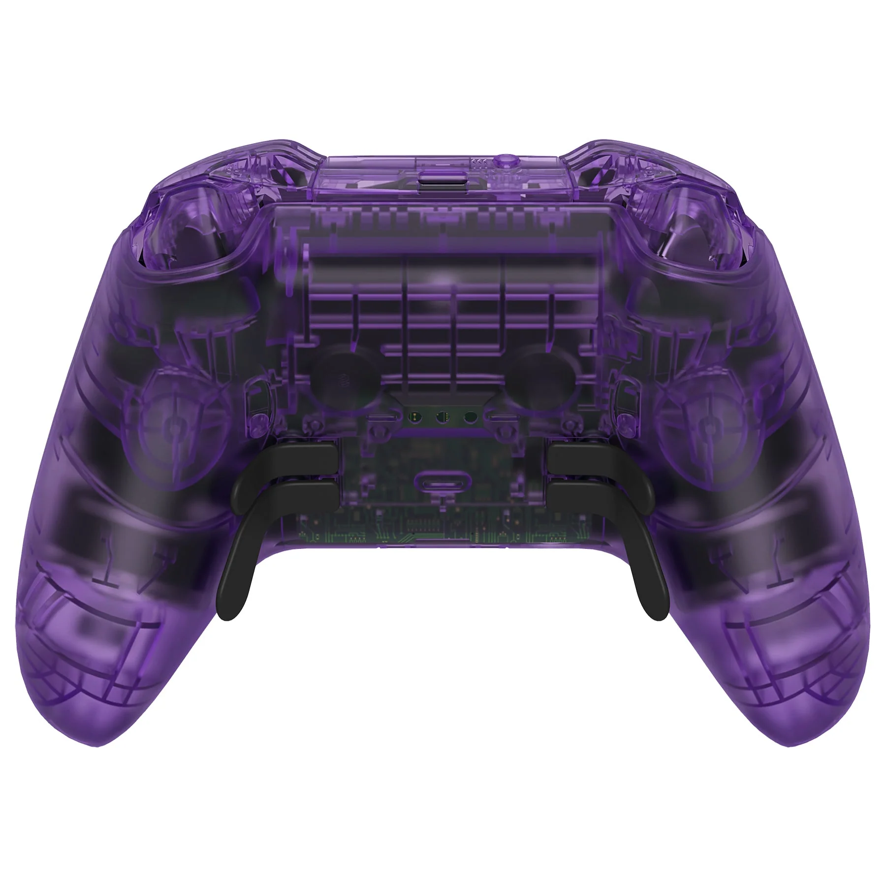 eXtremeRate Full Set Shell with Buttons for Xbox One Elite Series 2 & Elite 2 Core Controller (Model 1797) - Clear Atomic Purple - Image 5