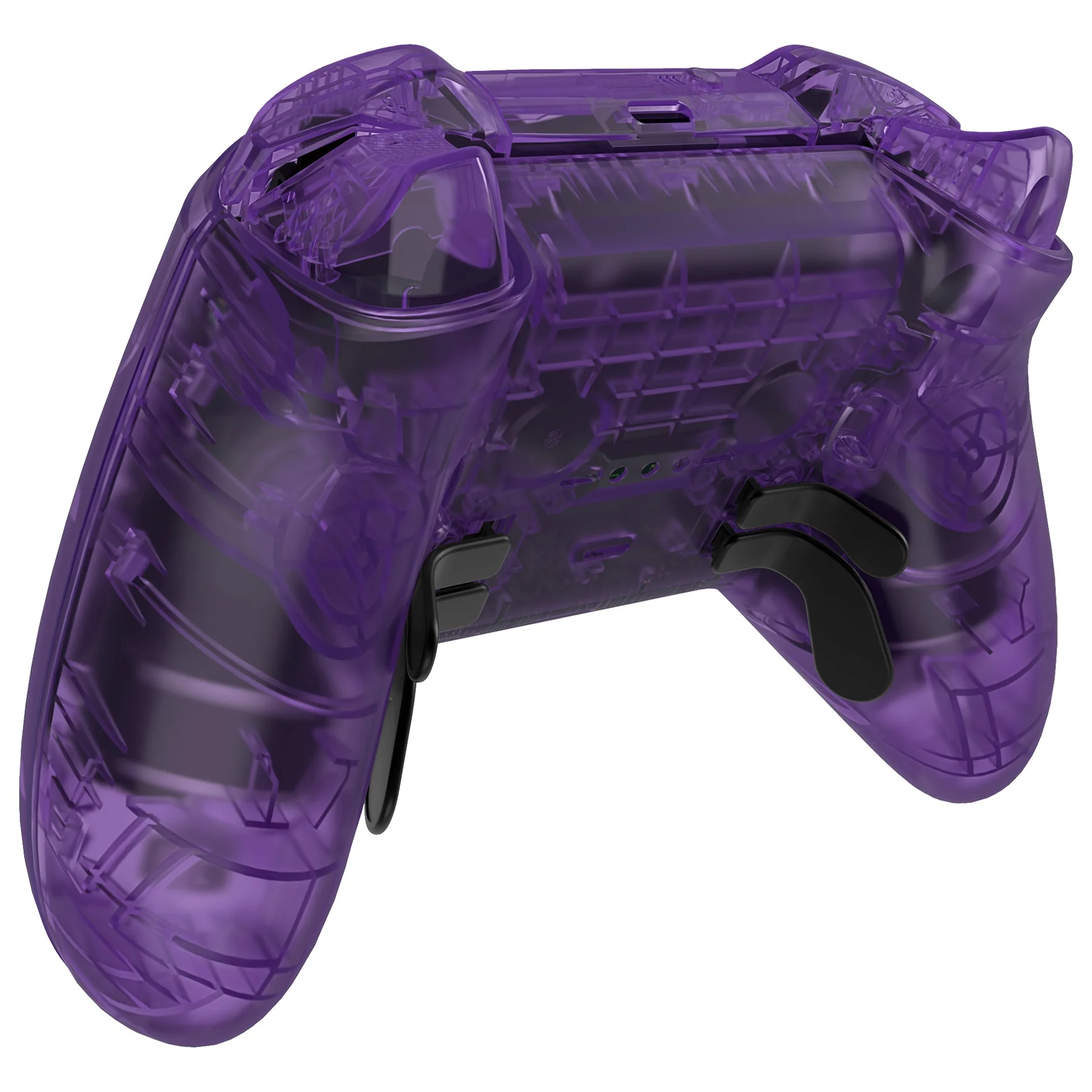 eXtremeRate Full Set Shell with Buttons for Xbox One Elite Series 2 & Elite 2 Core Controller (Model 1797) - Clear Atomic Purple - Image 7