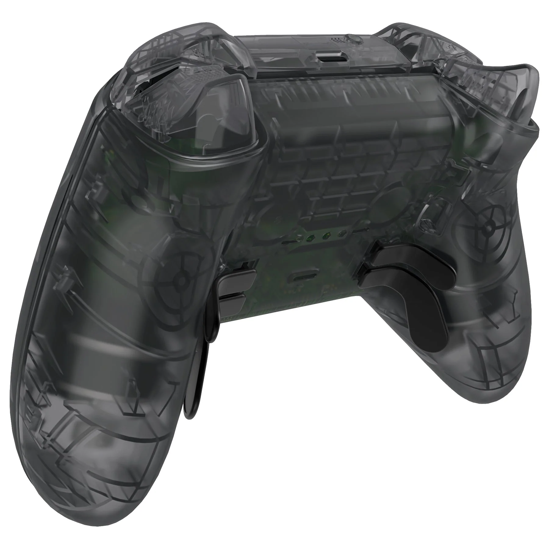 eXtremeRate Full Set Shell with Buttons for Xbox One Elite Series 2 & Elite 2 Core Controller (Model 1797) - Clear Black - Image 7