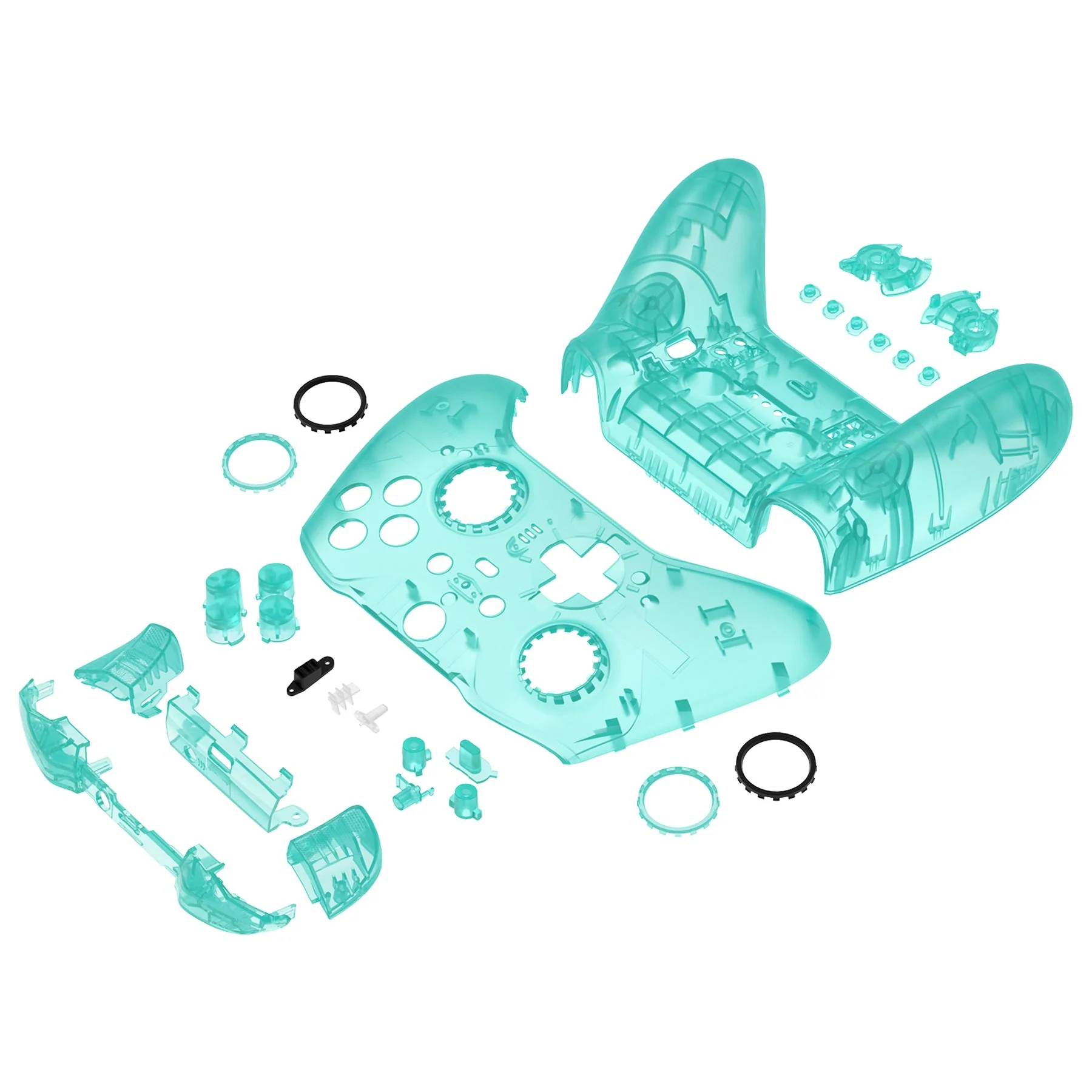 eXtremeRate Full Set Shell with Buttons for Xbox One Elite Series 2 & Elite 2 Core Controller (Model 1797) - Emerald Green - Image 10