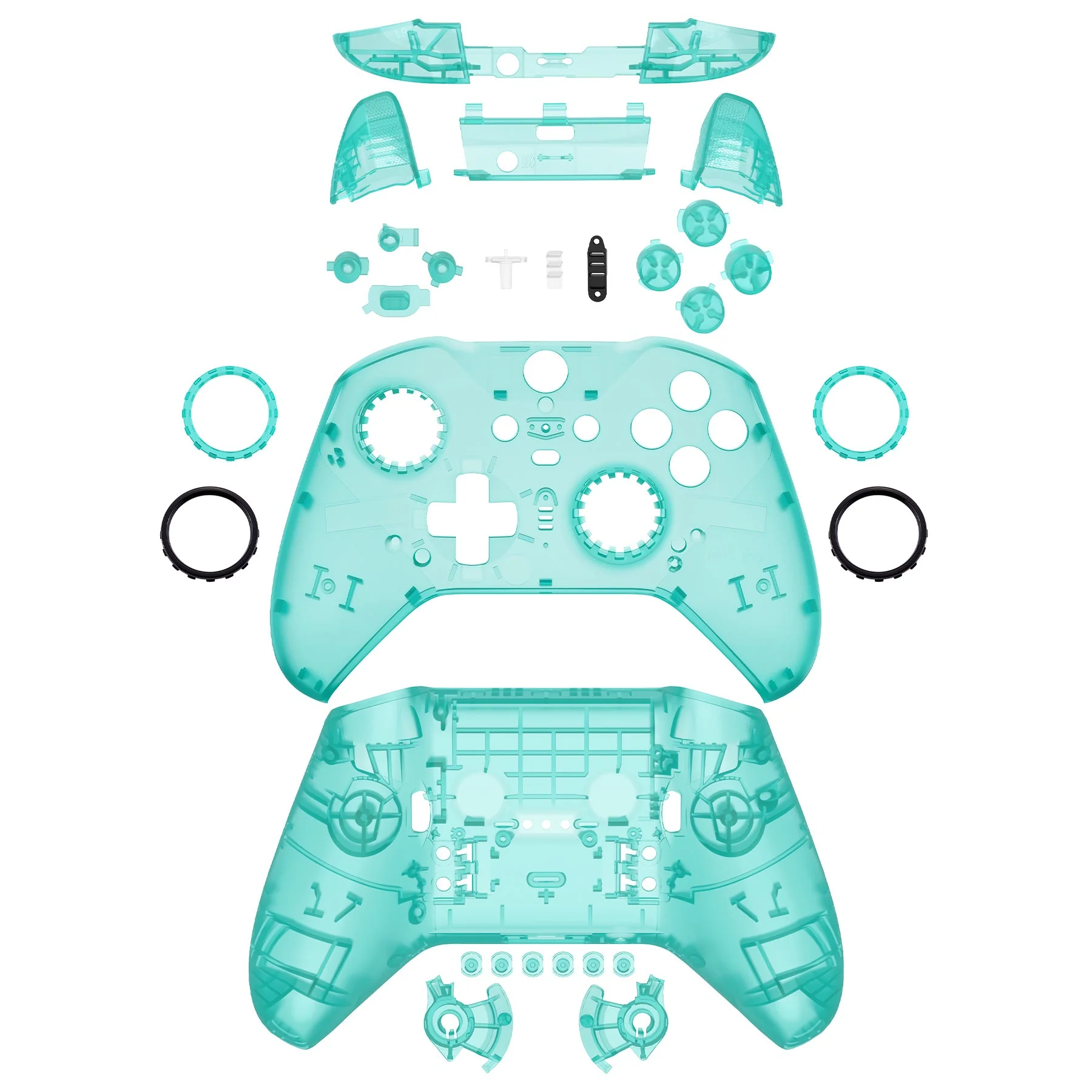 eXtremeRate Full Set Shell with Buttons for Xbox One Elite Series 2 & Elite 2 Core Controller (Model 1797) - Emerald Green - Image 8