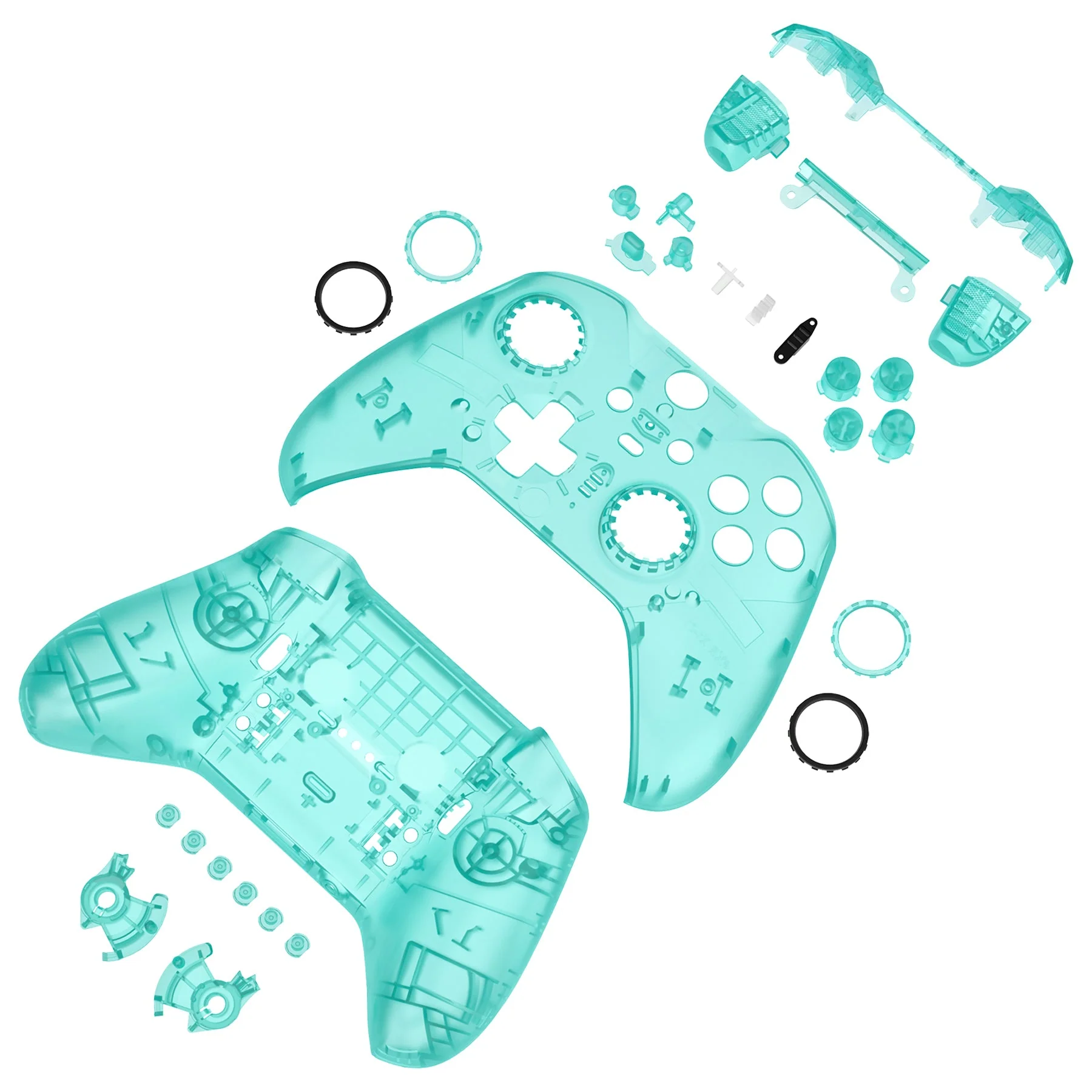 eXtremeRate Full Set Shell with Buttons for Xbox One Elite Series 2 & Elite 2 Core Controller (Model 1797) - Emerald Green - Image 9