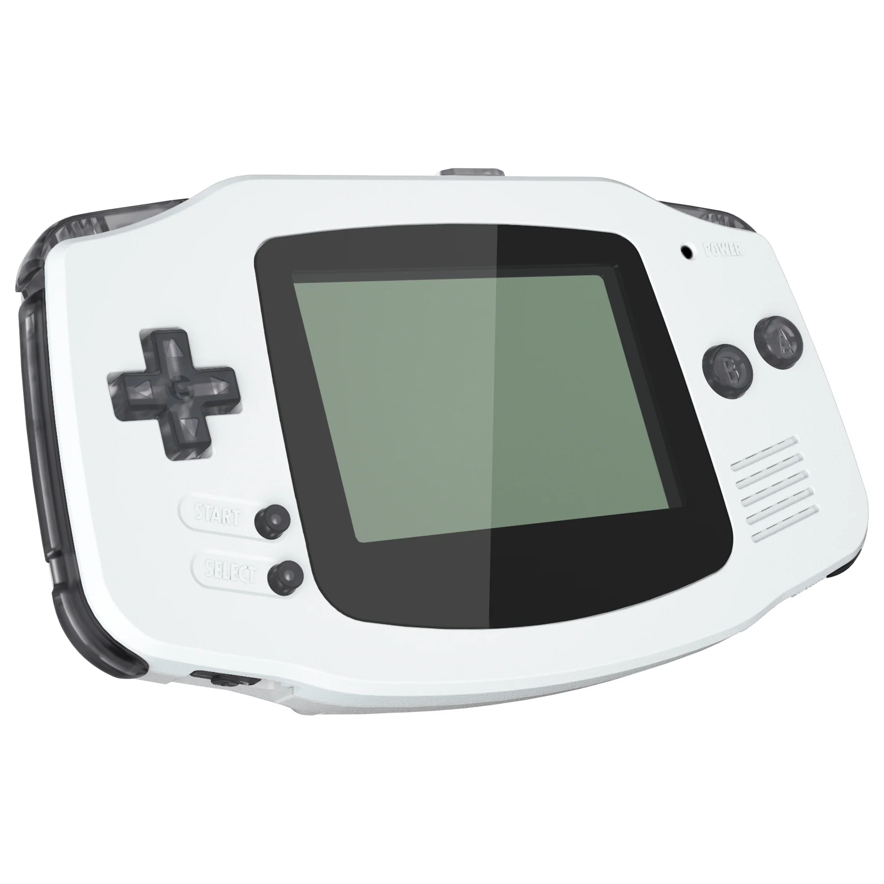 eXtremeRate GBA Replacement Full Set Buttons for Gameboy Advance - Transparent Clear Black - Image 4