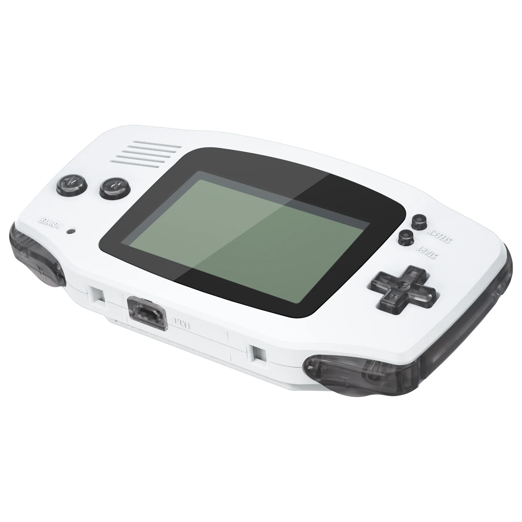eXtremeRate GBA Replacement Full Set Buttons for Gameboy Advance - Transparent Clear Black - Image 5