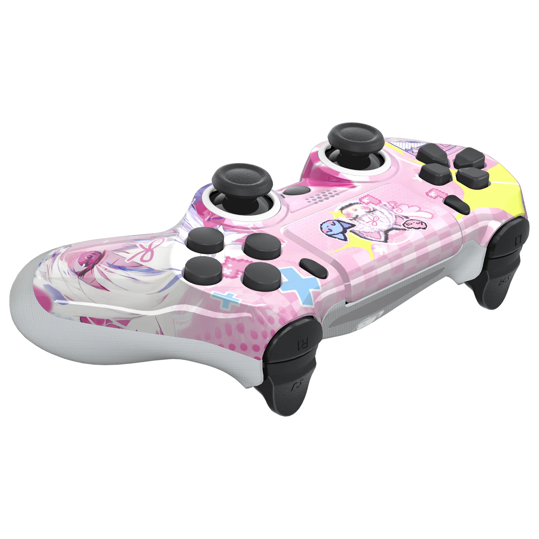 eXtremeRate Ghost Redesigned Front Housing Shell with Touch Pad Compatible with PS4 Slim Pro Controller JDM-040/050/055 - MeWoow - Image 6