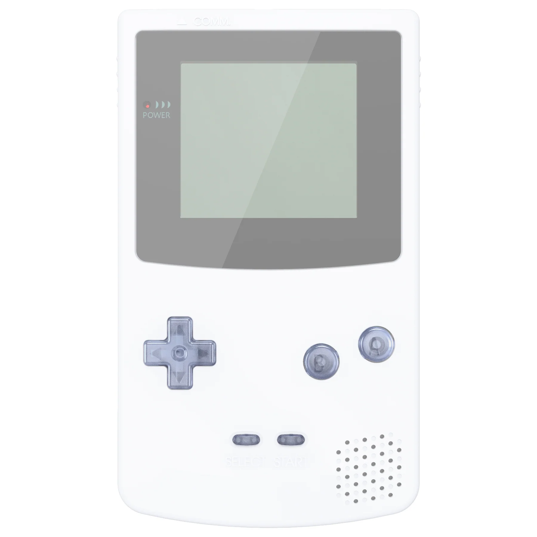 eXtremeRate Replacement Full Set Buttons for Gameboy Color GBC - Clear Glacier Blue - Image 4